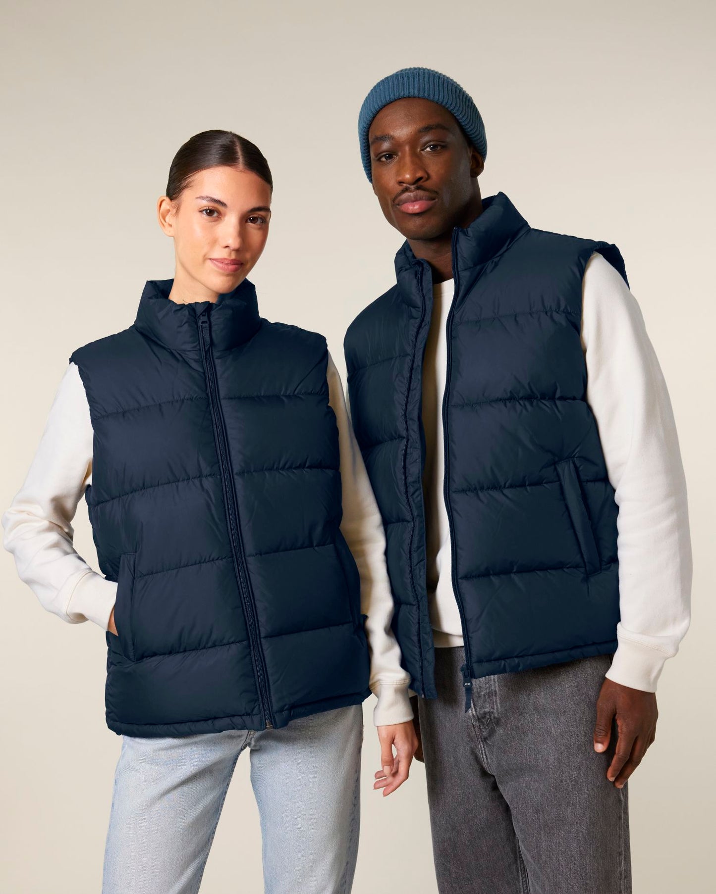 Puffer Gilet - French Navy - Vorderseite