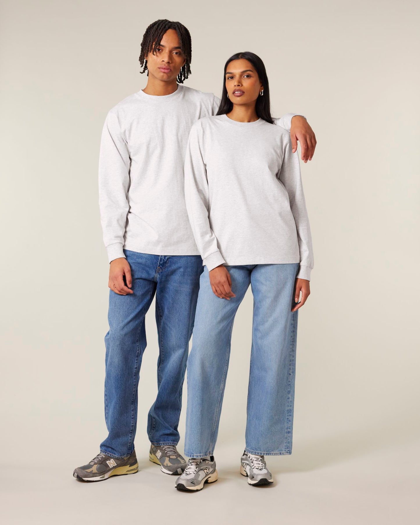 Freestyler Long Sleeve - Cool Heather Grey - Vorderseite