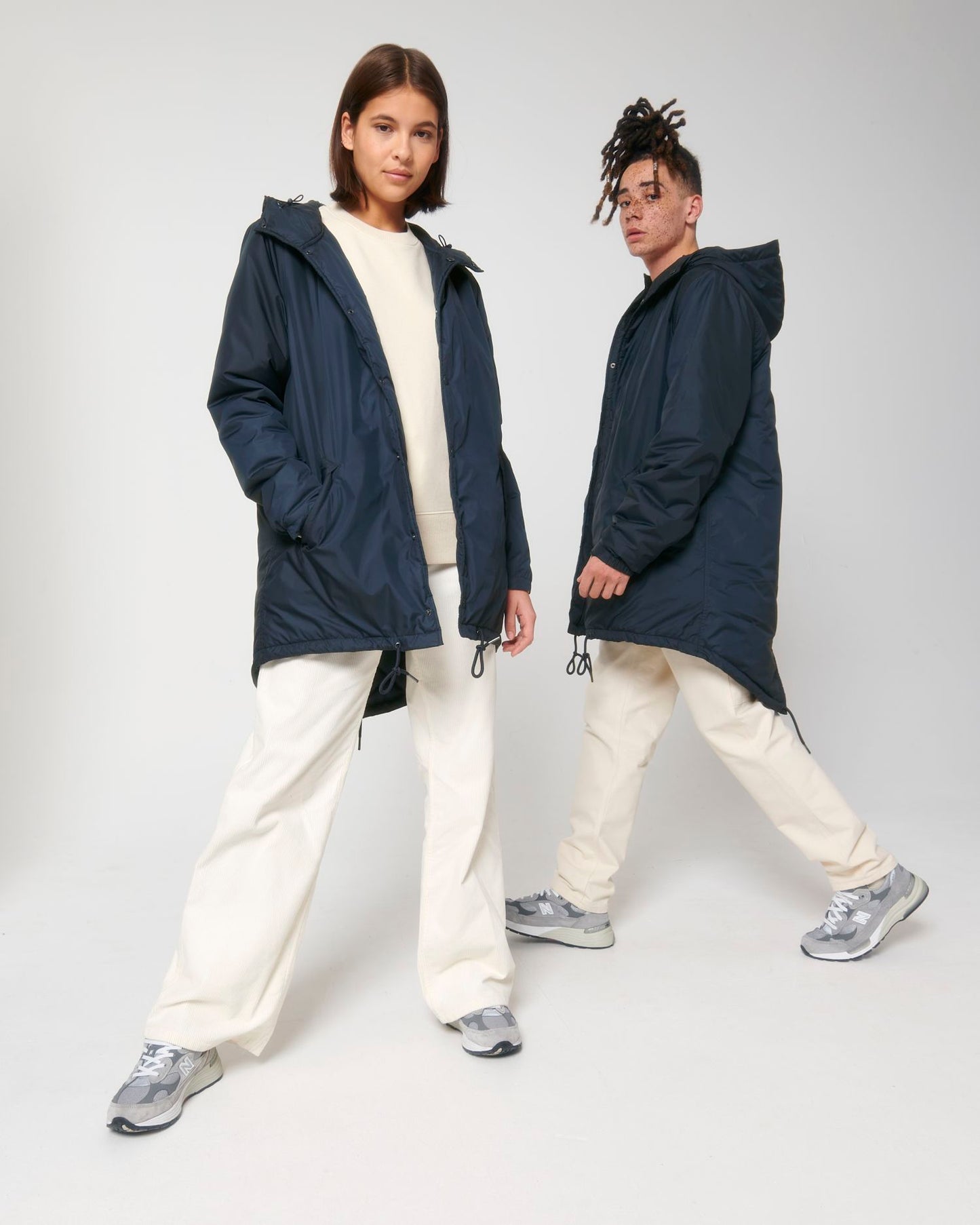 Padded Parker - French Navy - Vorderseite