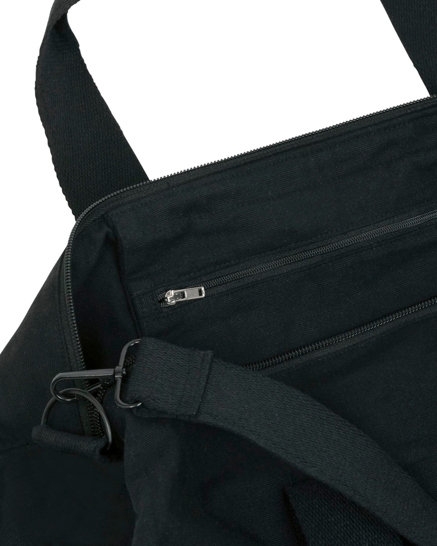 Duffle Bag - Black - Vorderseite Detail