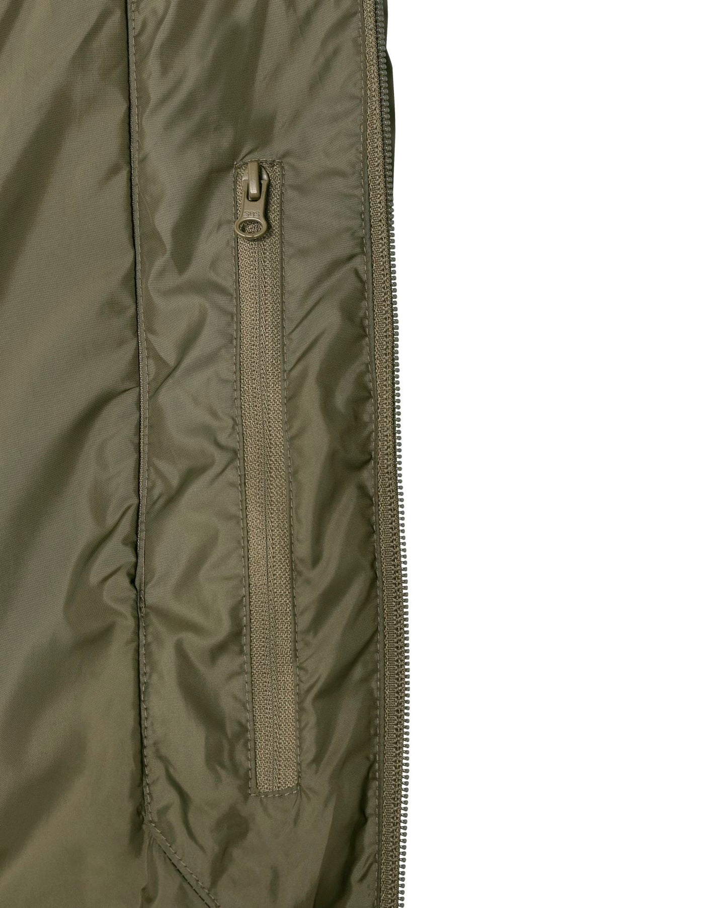 Puffer - British Khaki - Vorderseite Detail