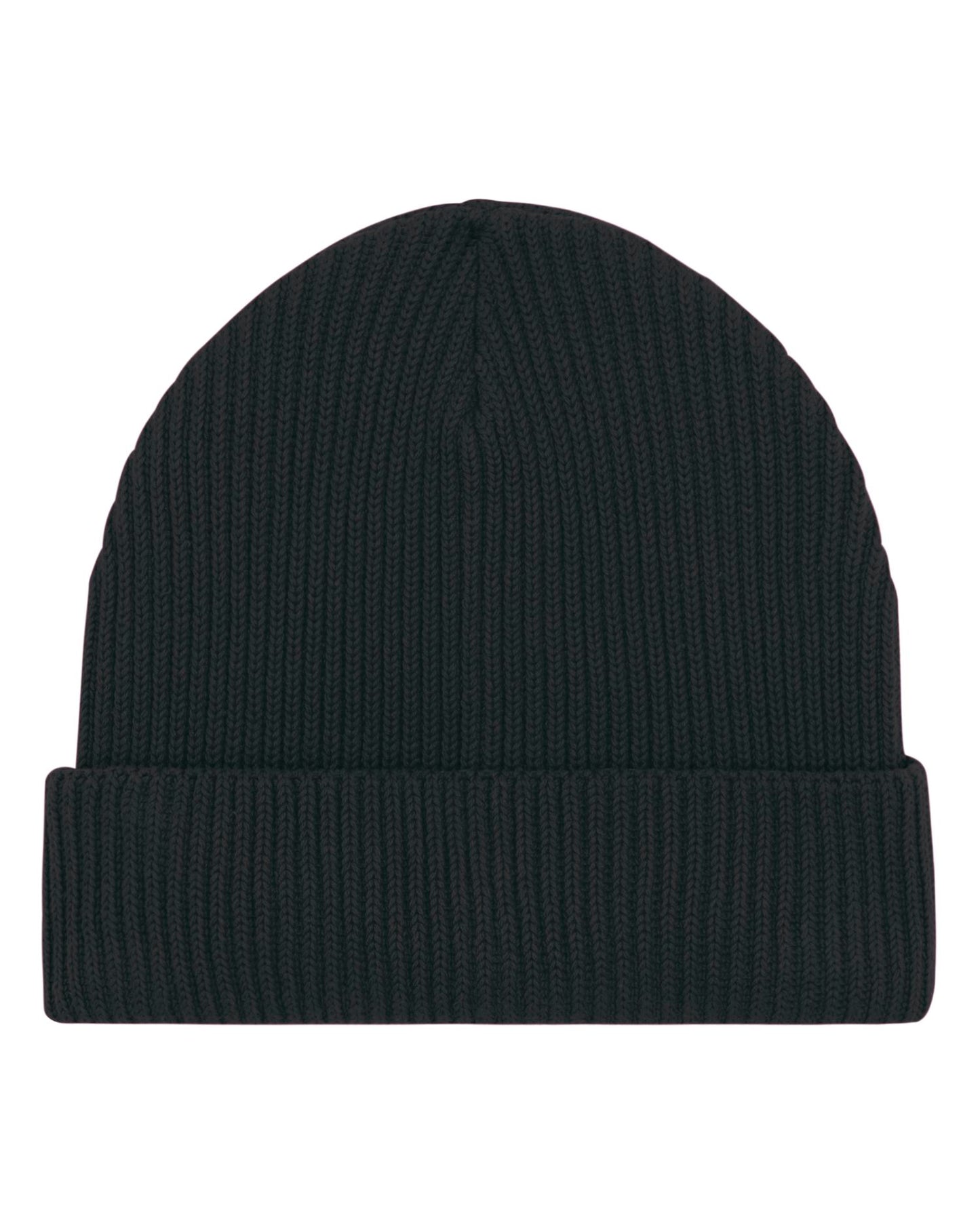 Fisherman Beanie - Black - Vorderseite