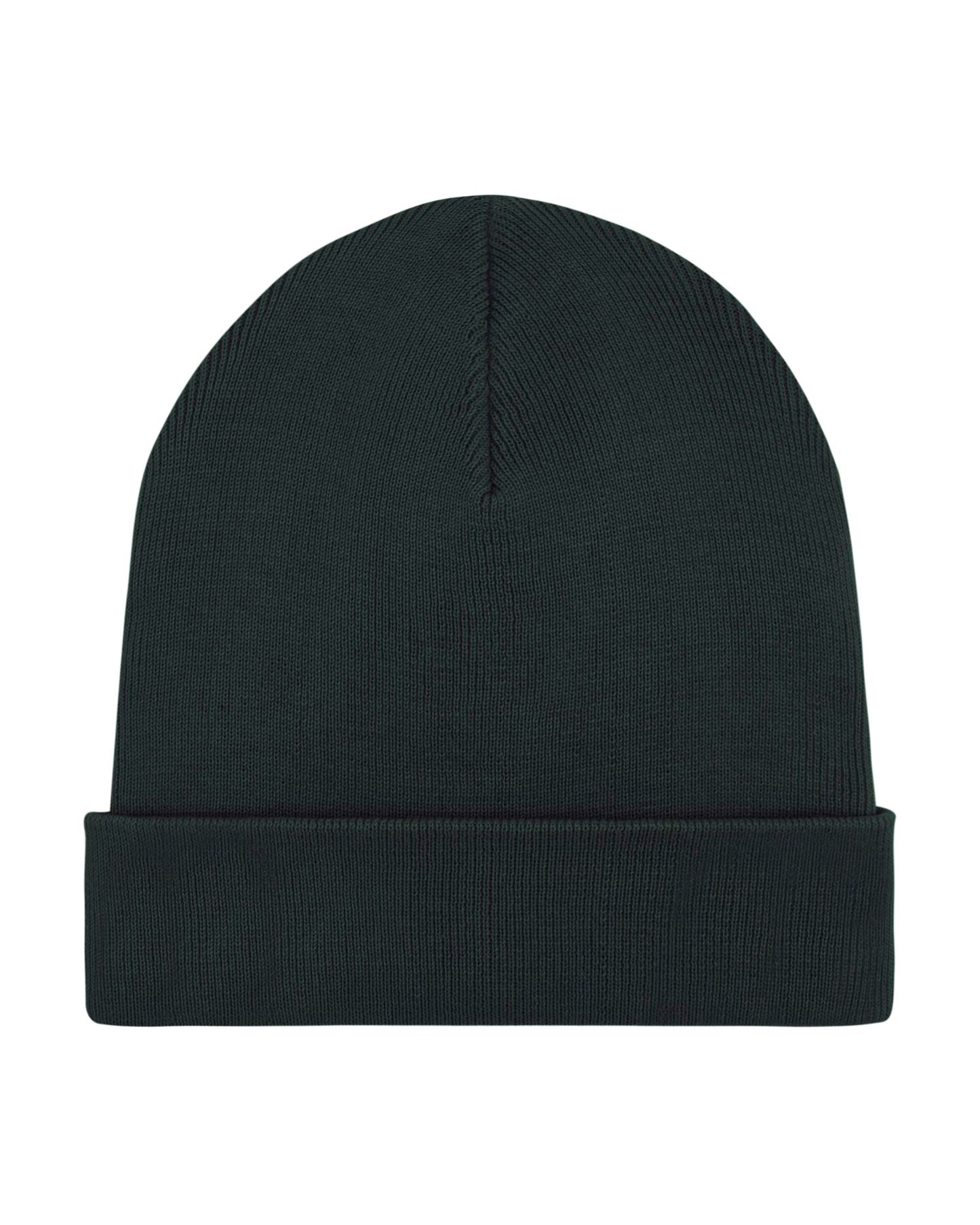 Rib Beanie - Black - Vorderseite