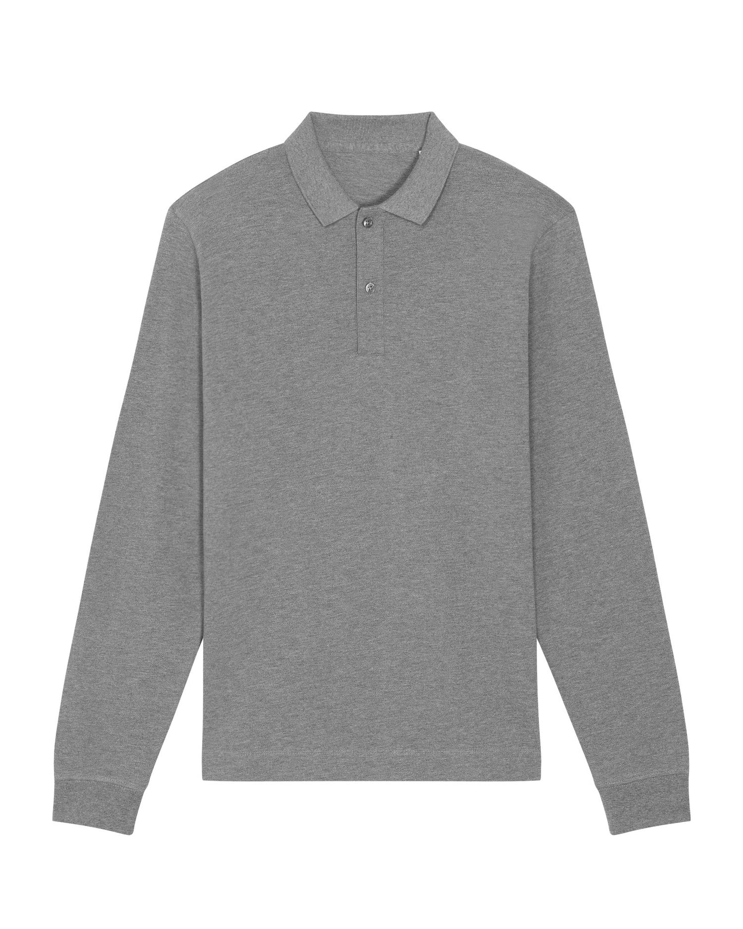 Prepster Long Sleeve - Mid Heather Grey - Vorderseite
