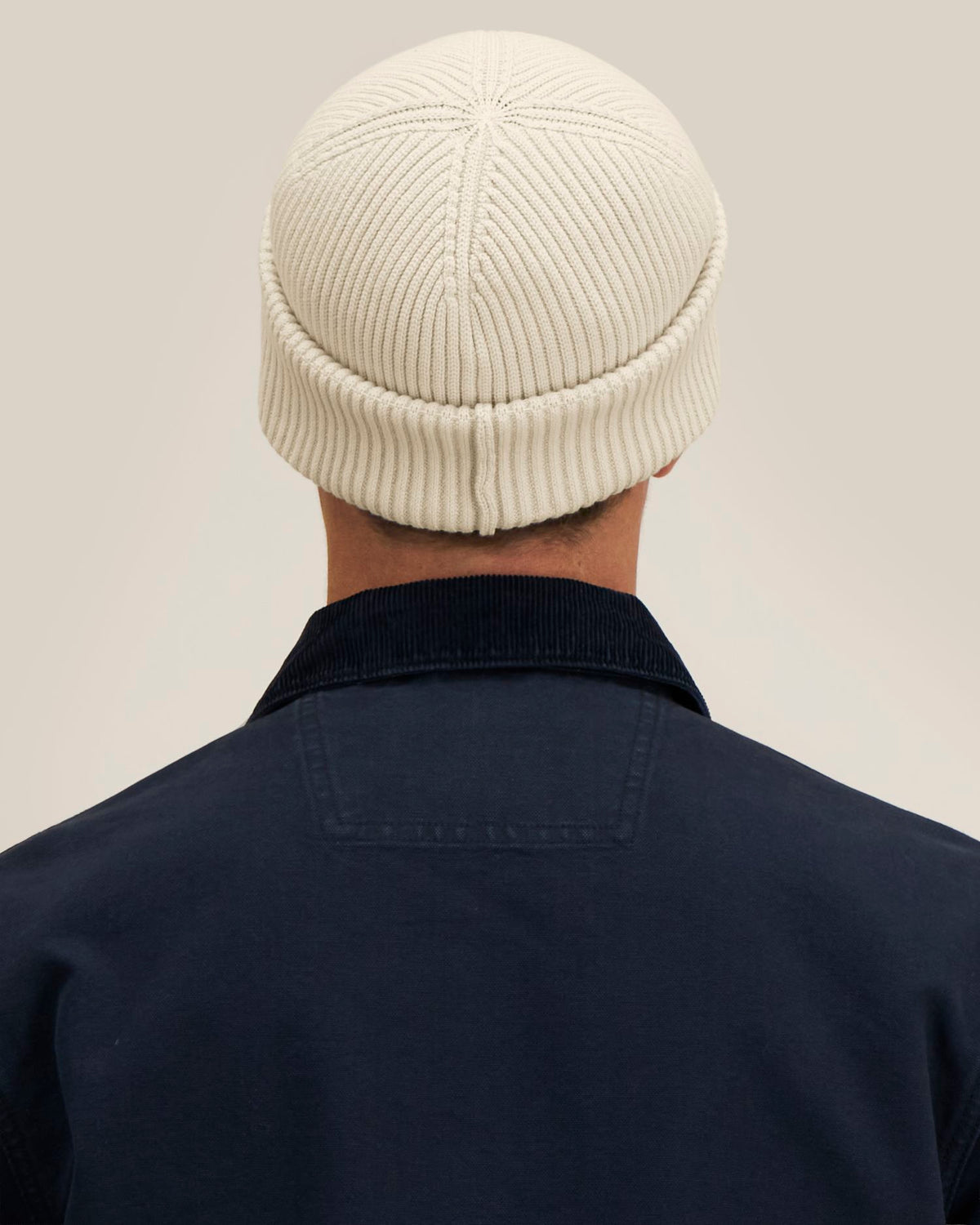 Fisherman Beanie 2.0 - Natural - Rückseite