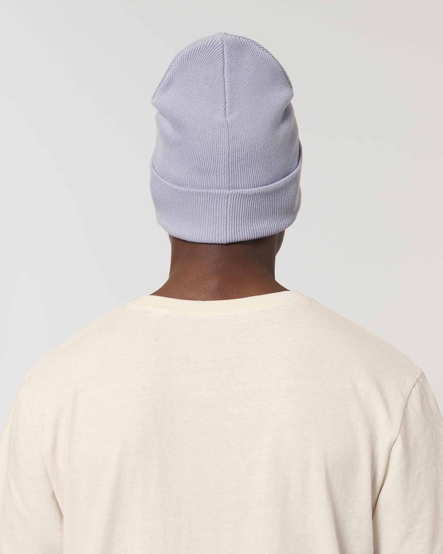 Rib Beanie - Lavender - Rückseite