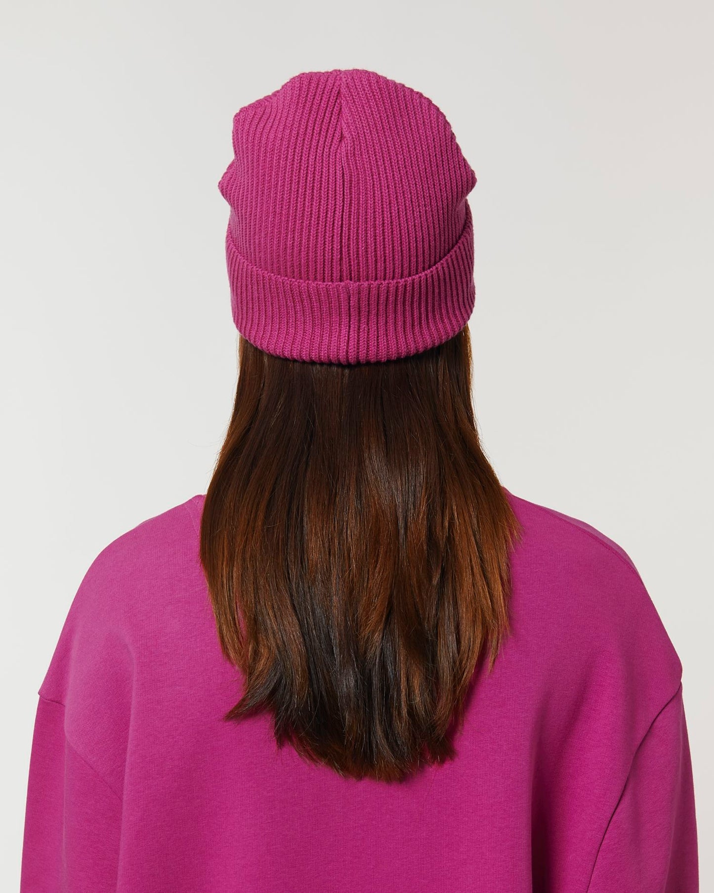 Fisherman Beanie - Orchid Flower - Rückseite