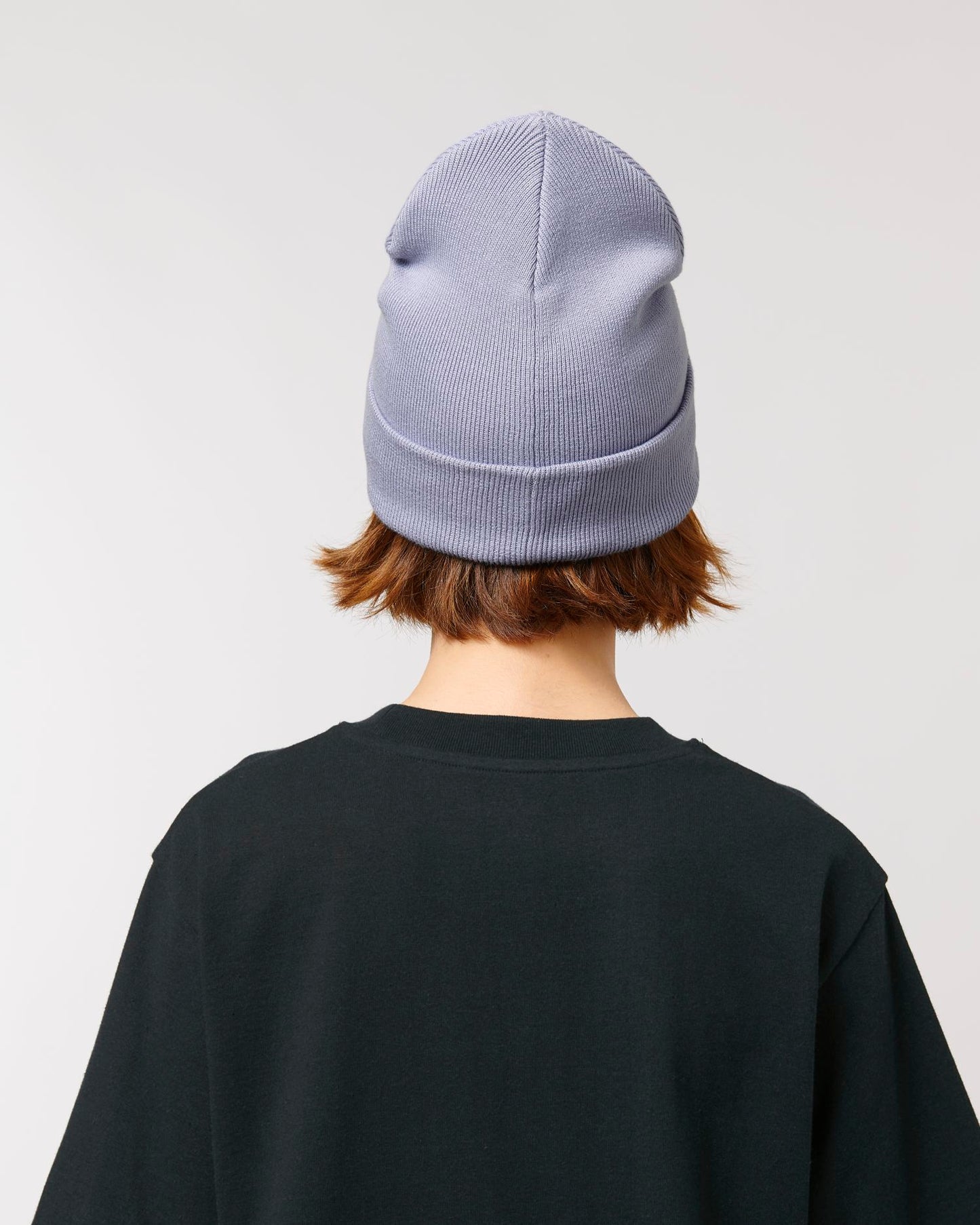 Rib Beanie - Lavender - Rückseite