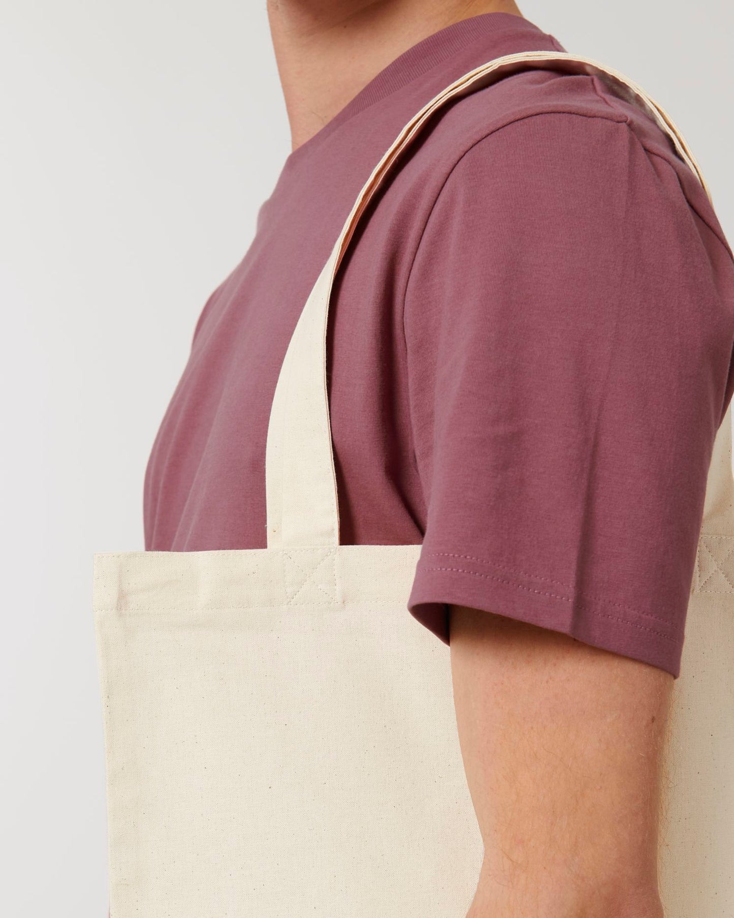 Light Tote Bag - Natural Raw - Vorderseite Detail