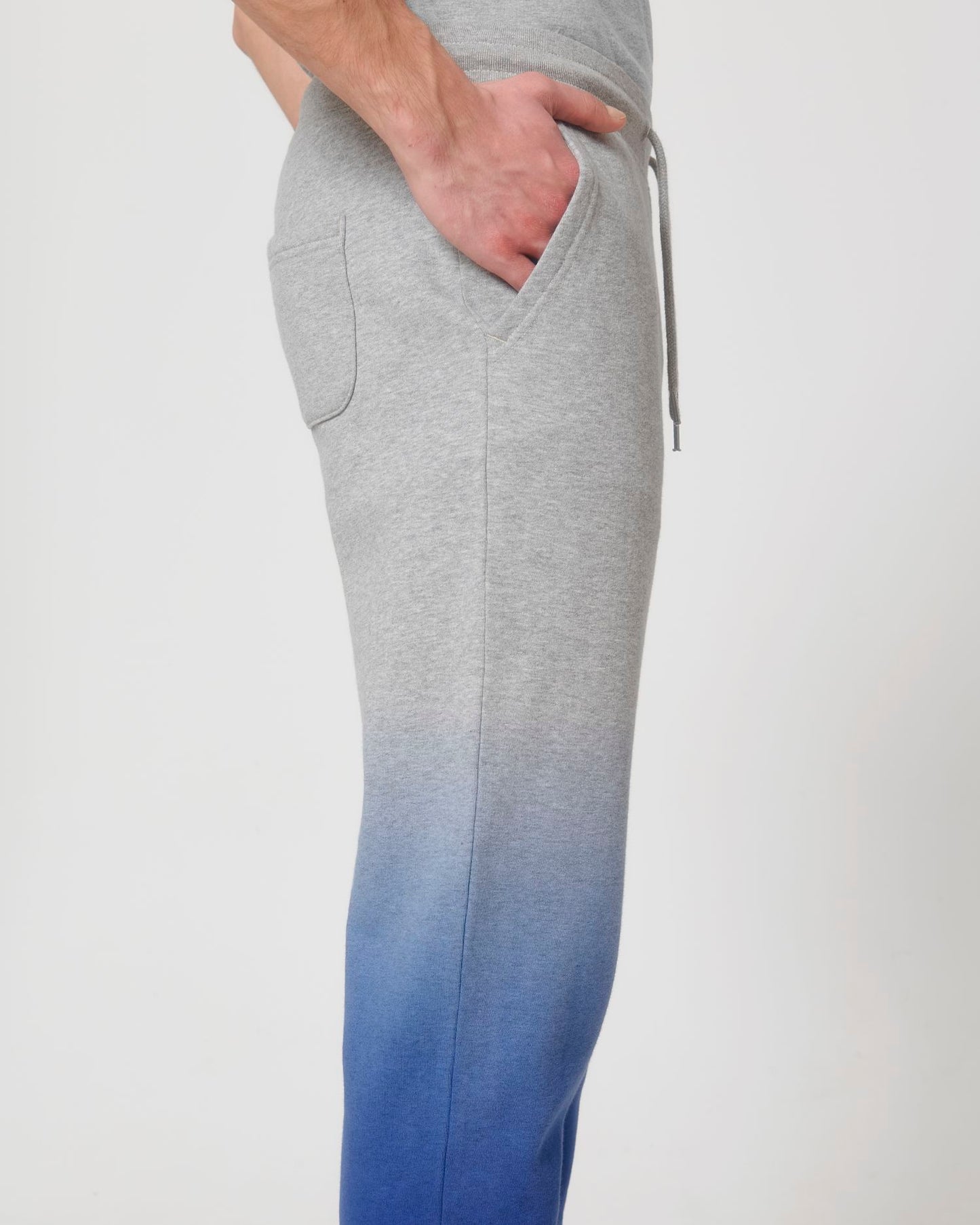 Mover Dip Dye - Dip Dye Worker Blue/Heather Grey - Vorderseite Detail