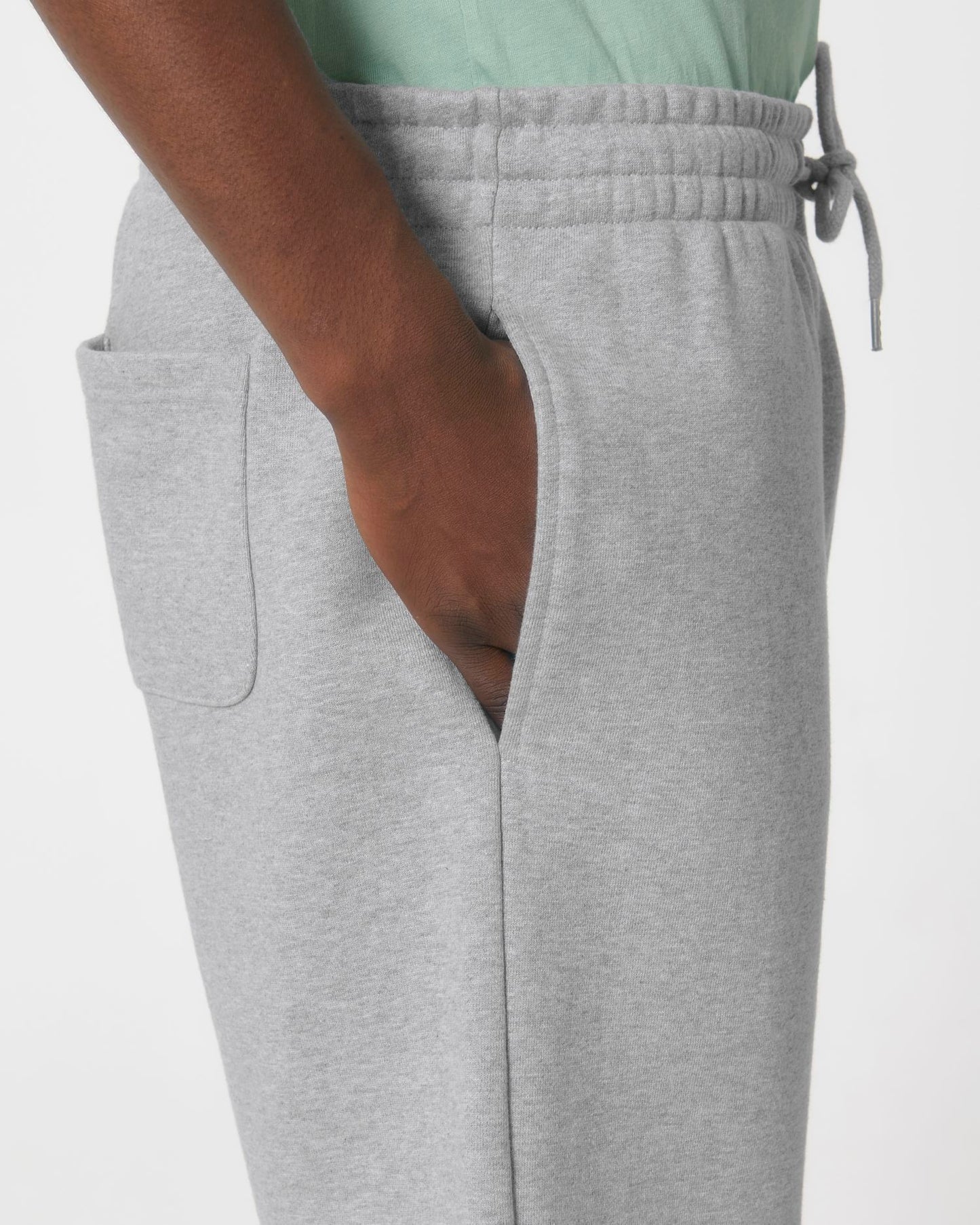 Boarder Dry - Heather Grey - Vorderseite Detail