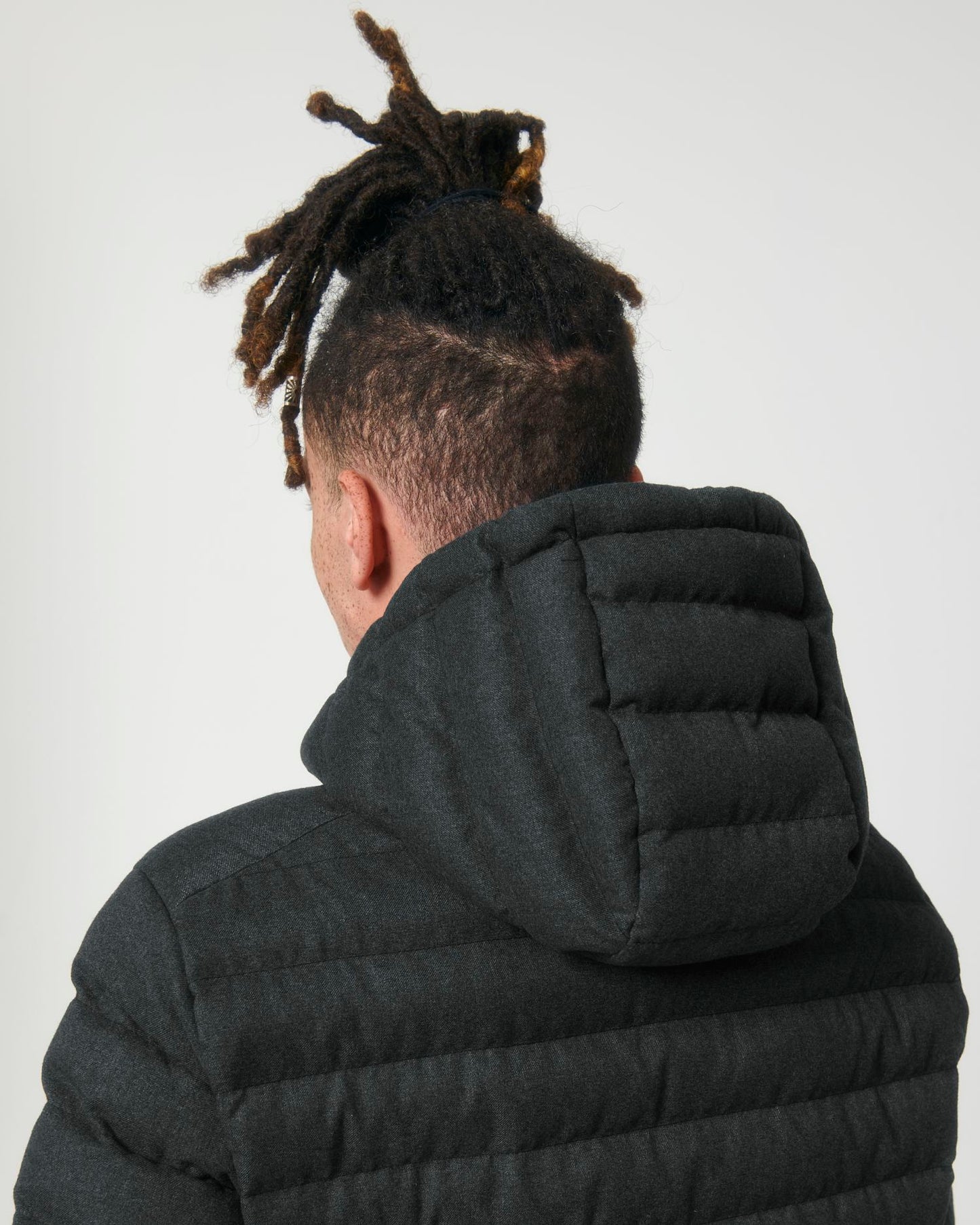 Stanley Voyager Wool-Like - Dark Heather Grey - Vorderseite Detail