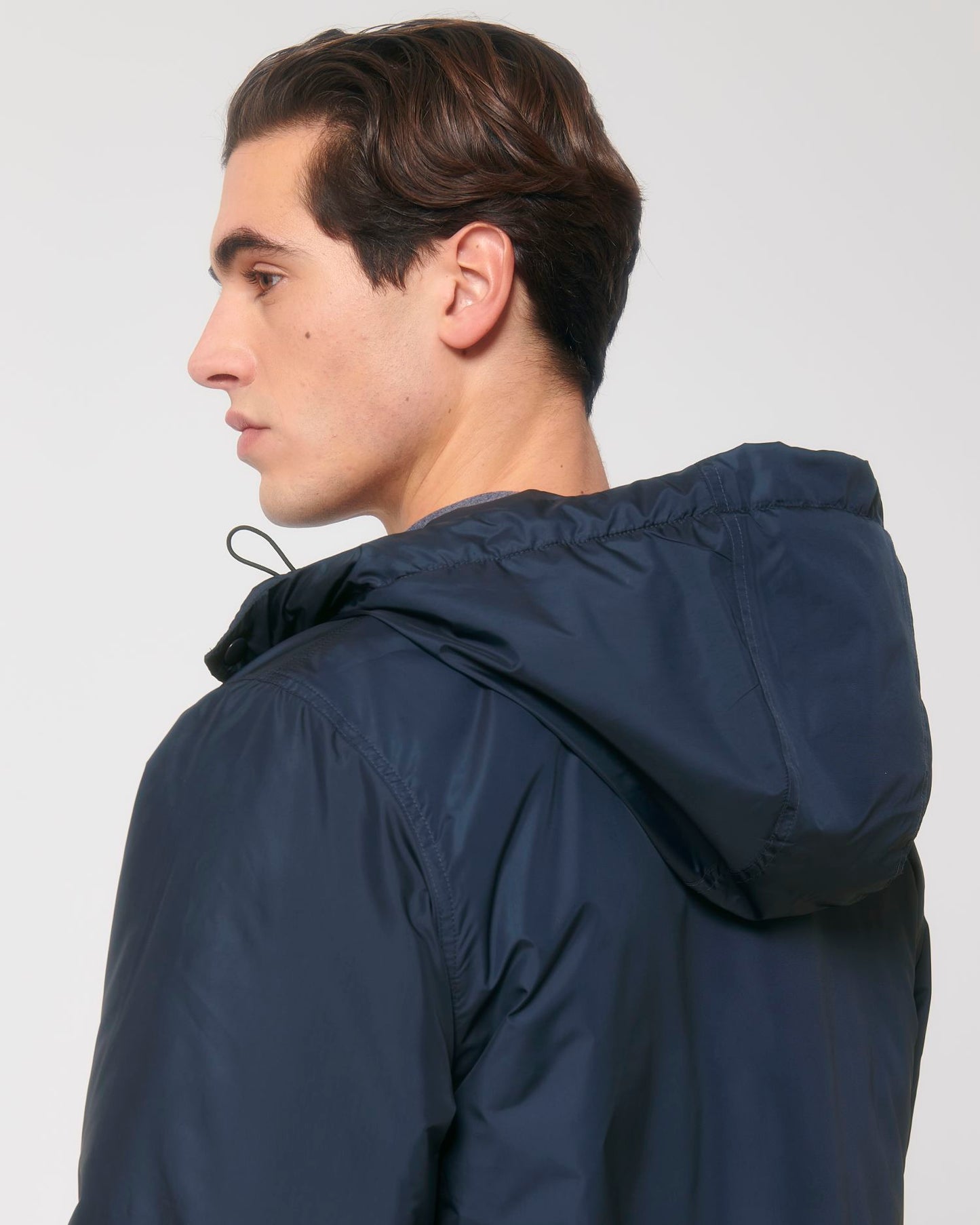 Padded Parker - French Navy - Vorderseite Detail