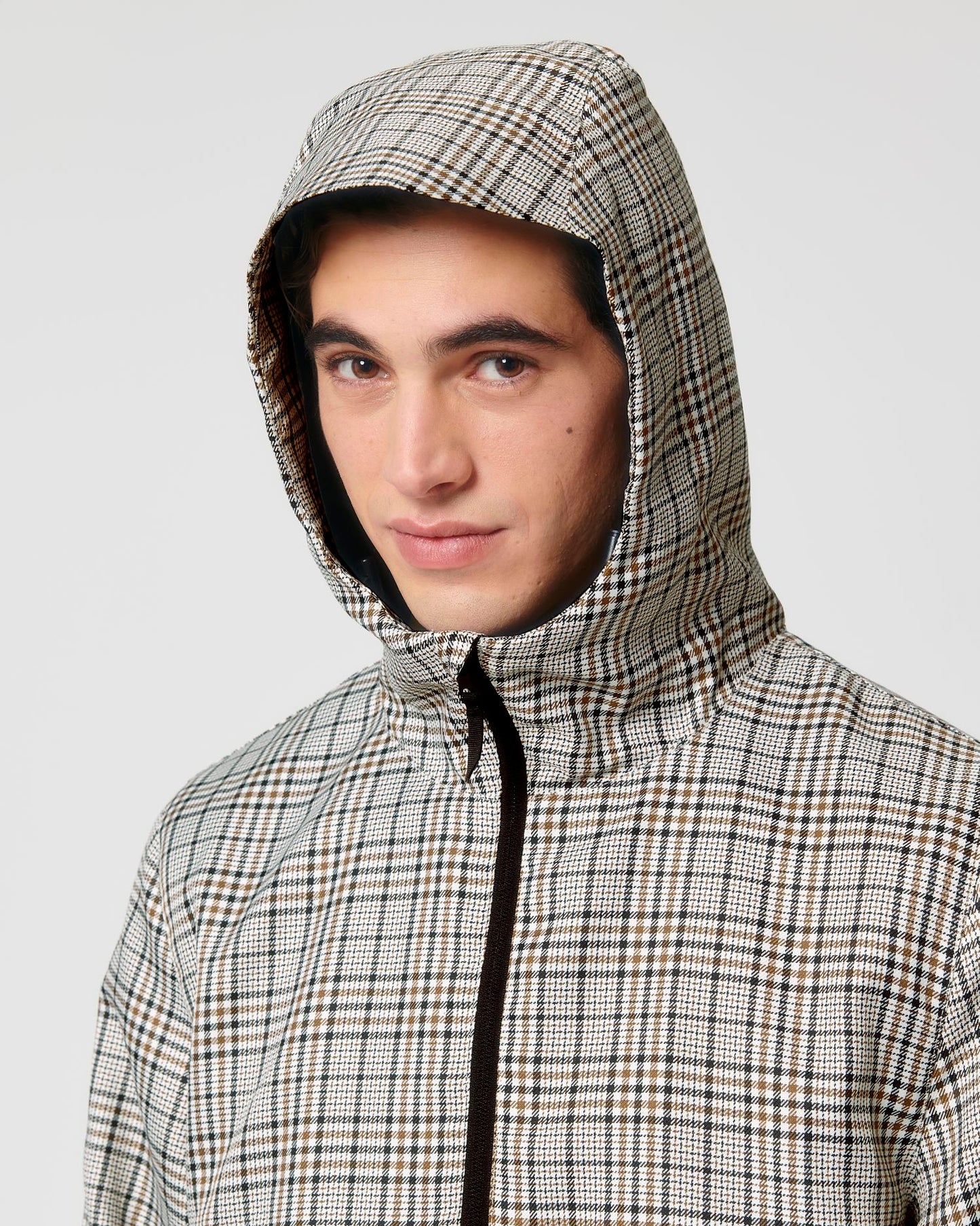 Speeder Tweed - Beige Tweed Check - Vorderseite Detail