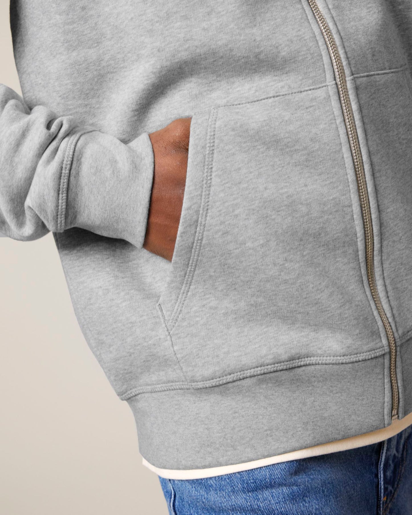 Mixer - Heather Grey - Vorderseite Detail