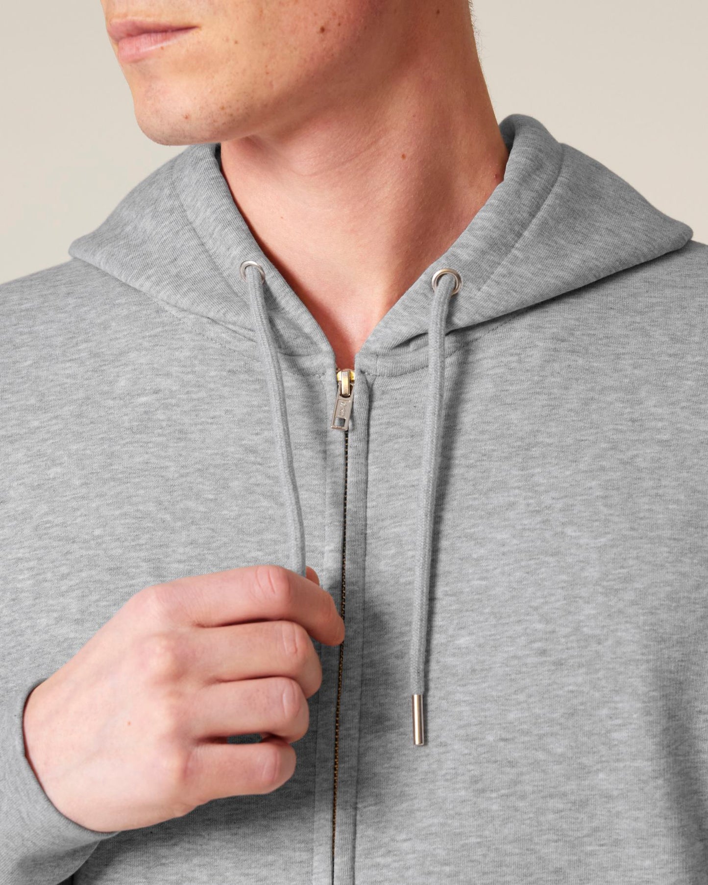 Connector 2.0 - Heather Grey - Vorderseite Detail