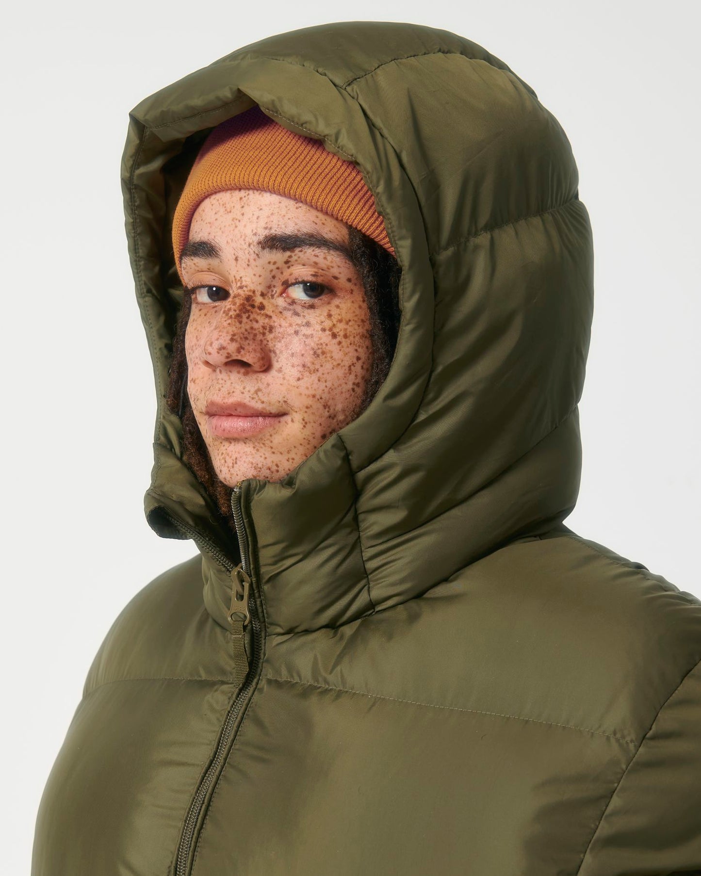 Puffer - British Khaki - Vorderseite Detail