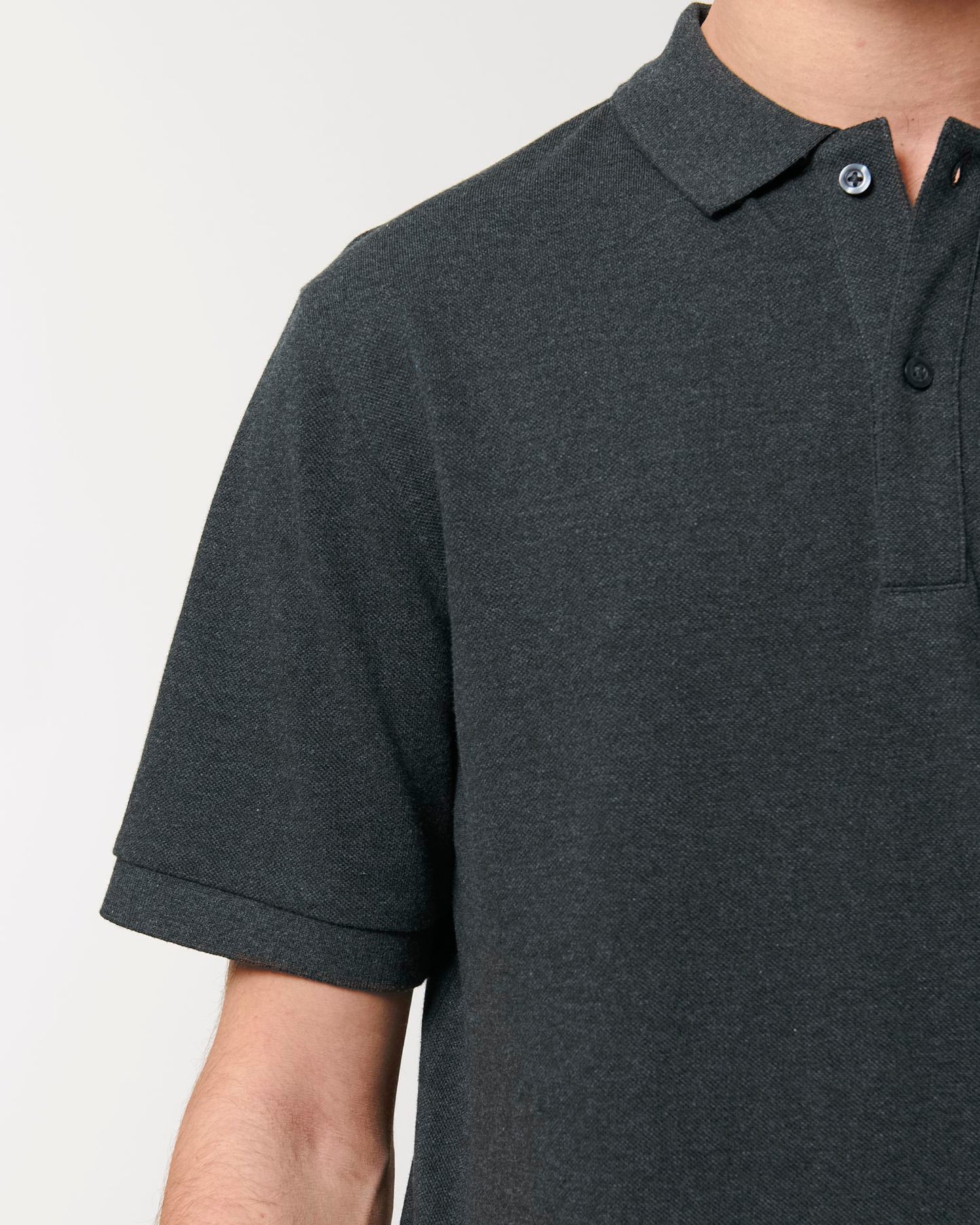 Prepster - Dark Heather Grey - Vorderseite Detail
