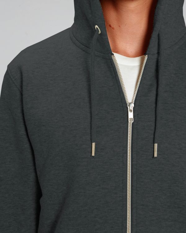 Cultivator - Dark Heather Grey - Vorderseite Detail