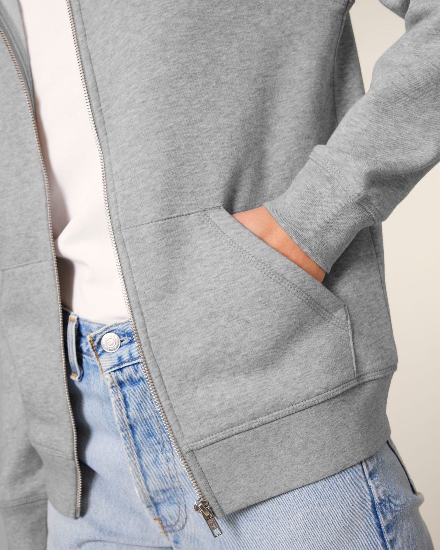 Mixer - Heather Grey - Vorderseite Detail