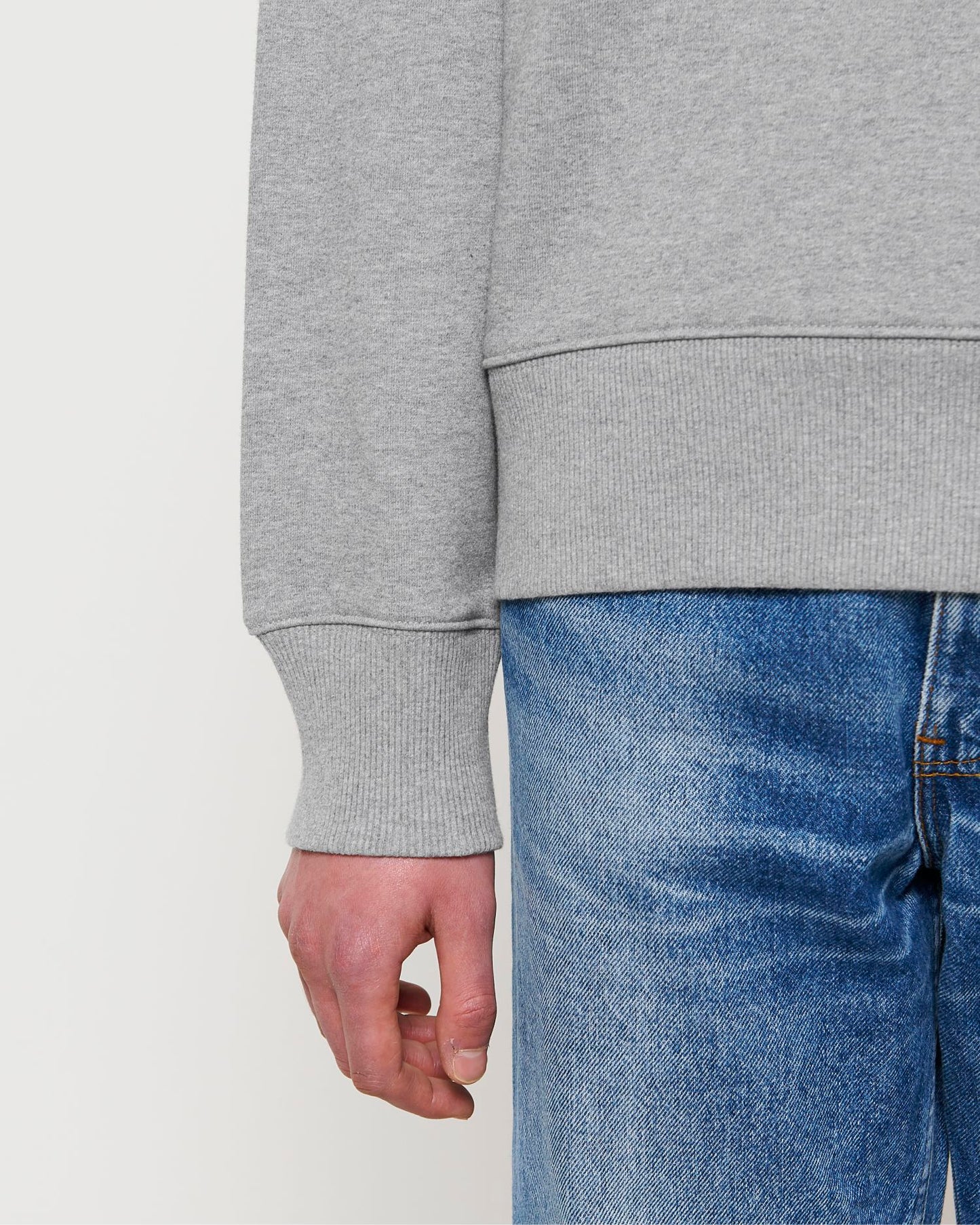 Radder Heavy - Heather Grey - Vorderseite Detail
