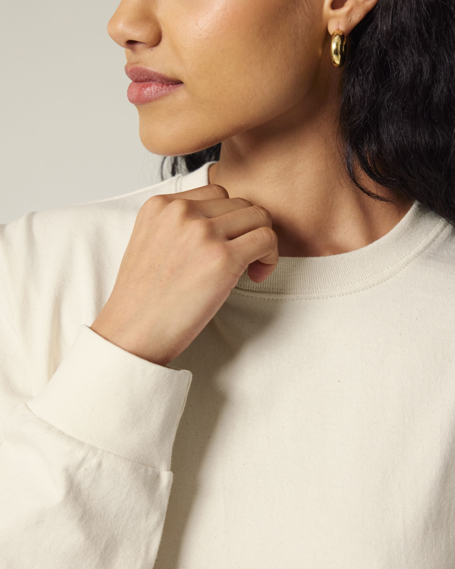 Freestyler Long Sleeve - Natural Raw - Vorderseite Detail