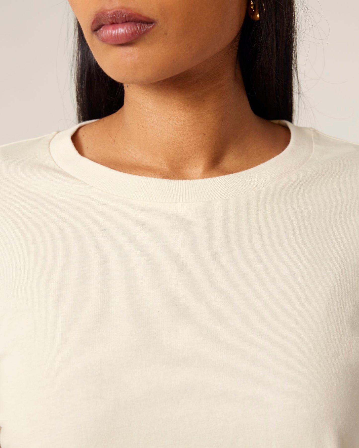 Stella Muser Long Sleeve - Natural Raw - Vorderseite Detail