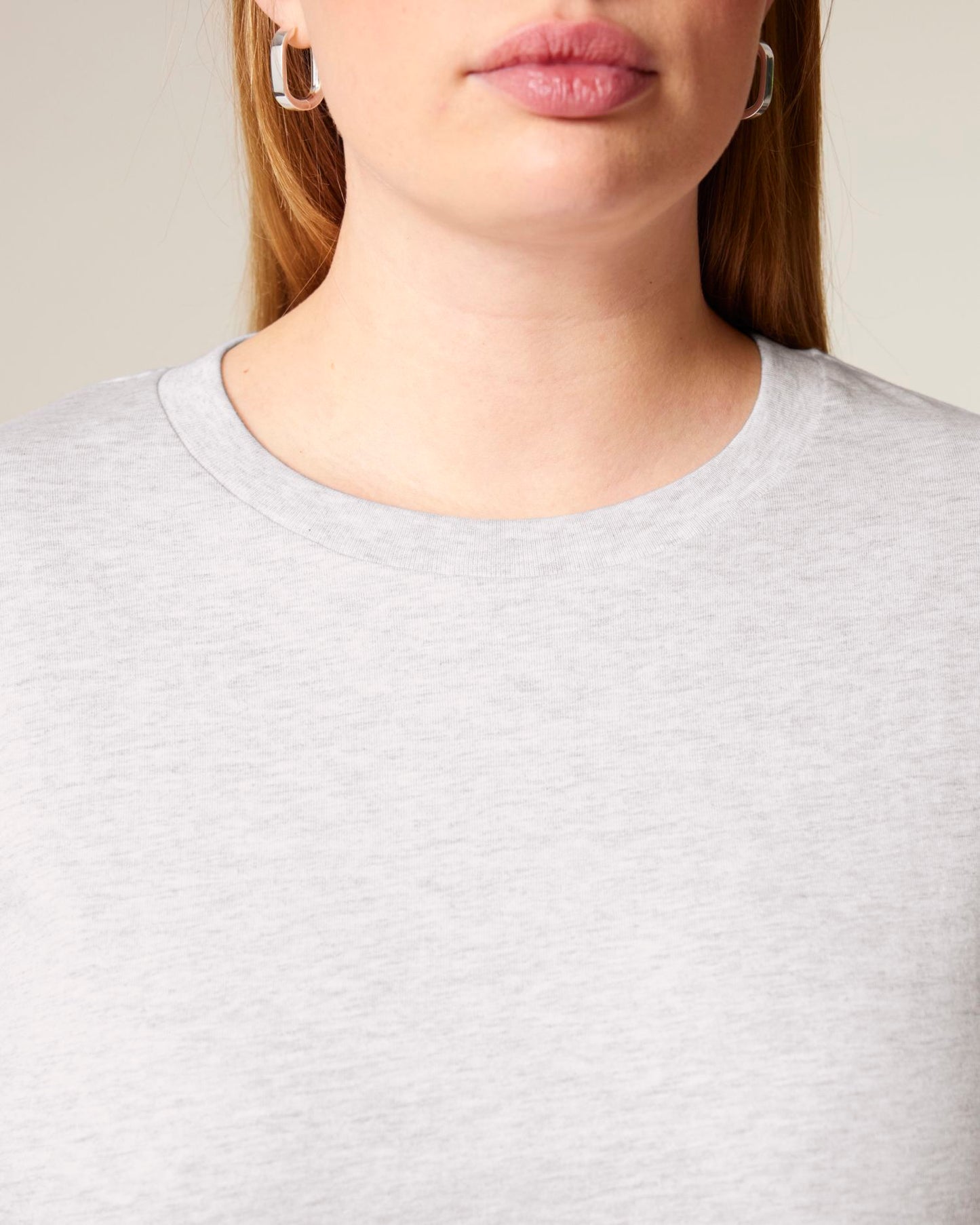 Stella Muser Long Sleeve - Cool Heather Grey - Vorderseite Detail