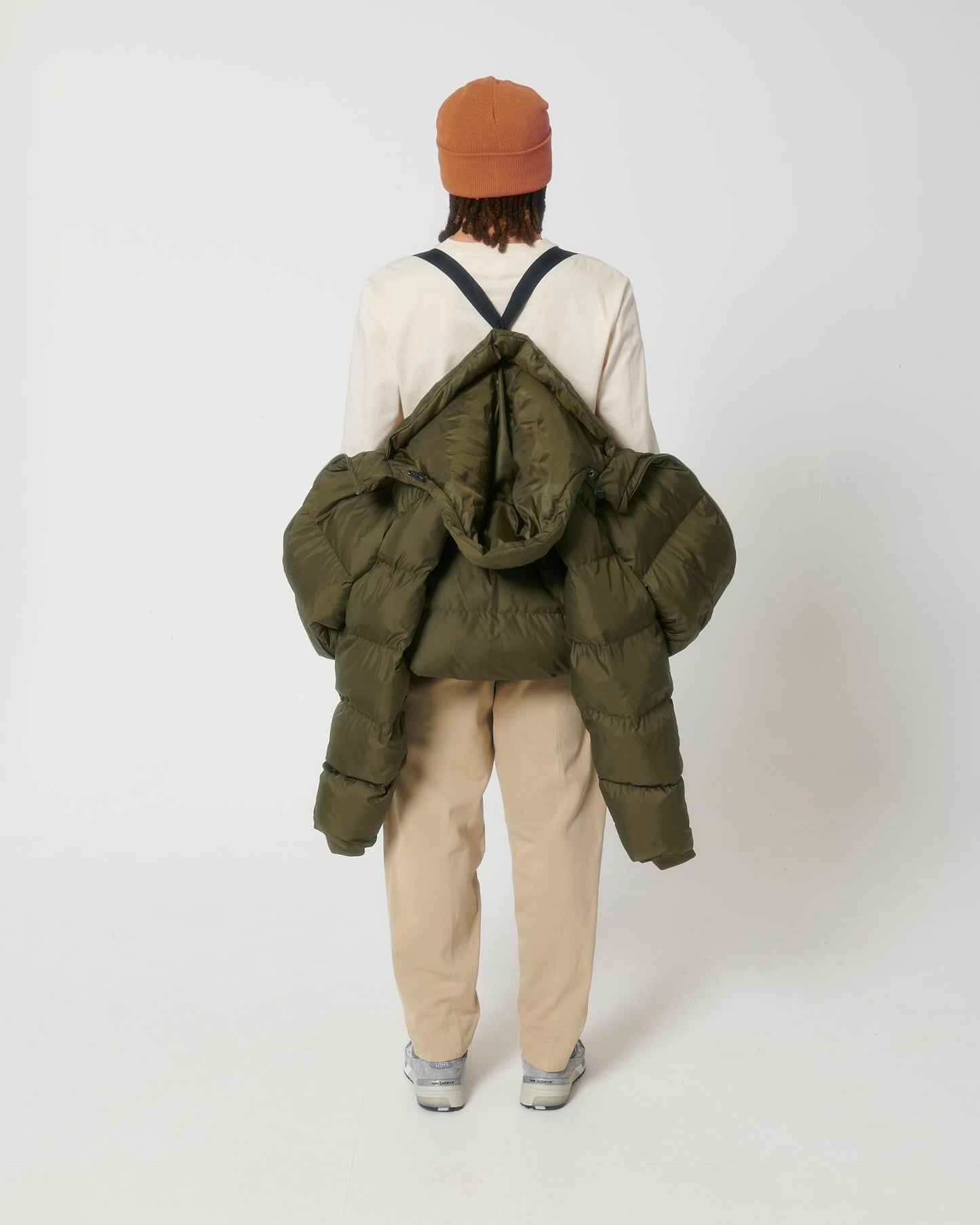 Puffer - British Khaki - Vorderseite Detail