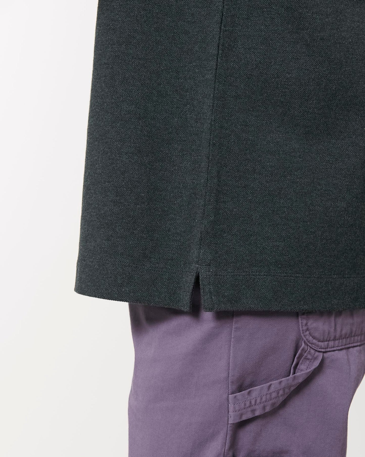 Prepster - Dark Heather Grey - Vorderseite Detail