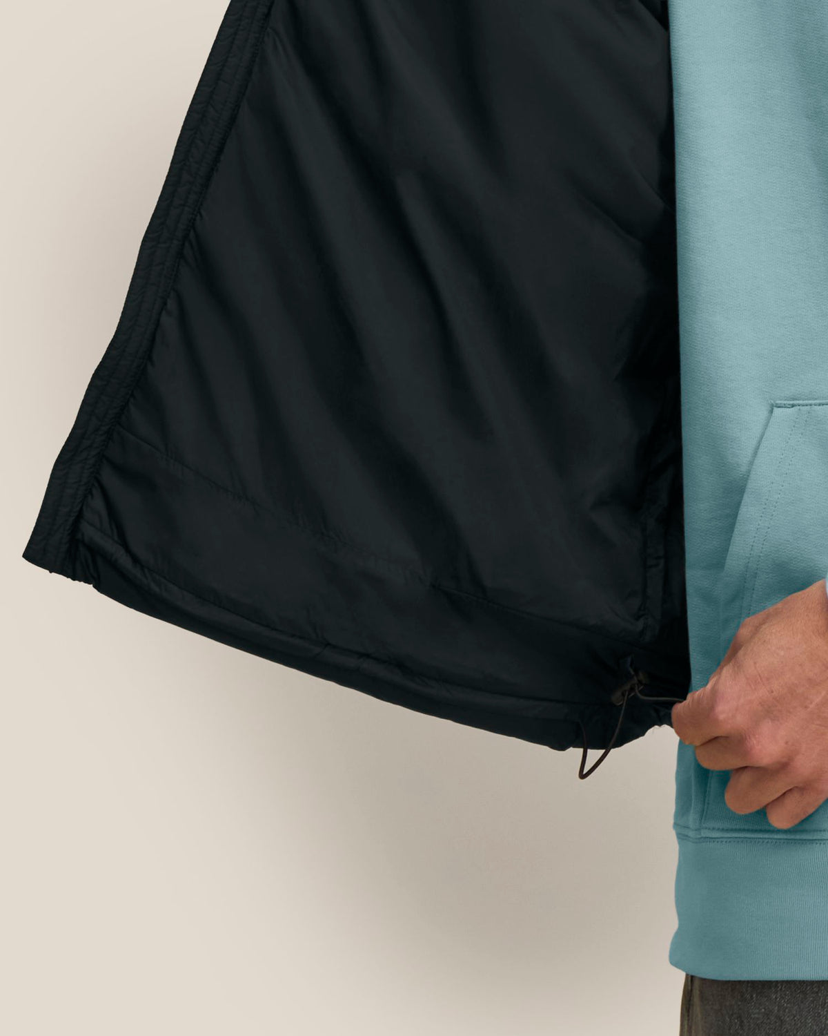 Puffer Gilet 2.0 - Black - Vorderseite Detail