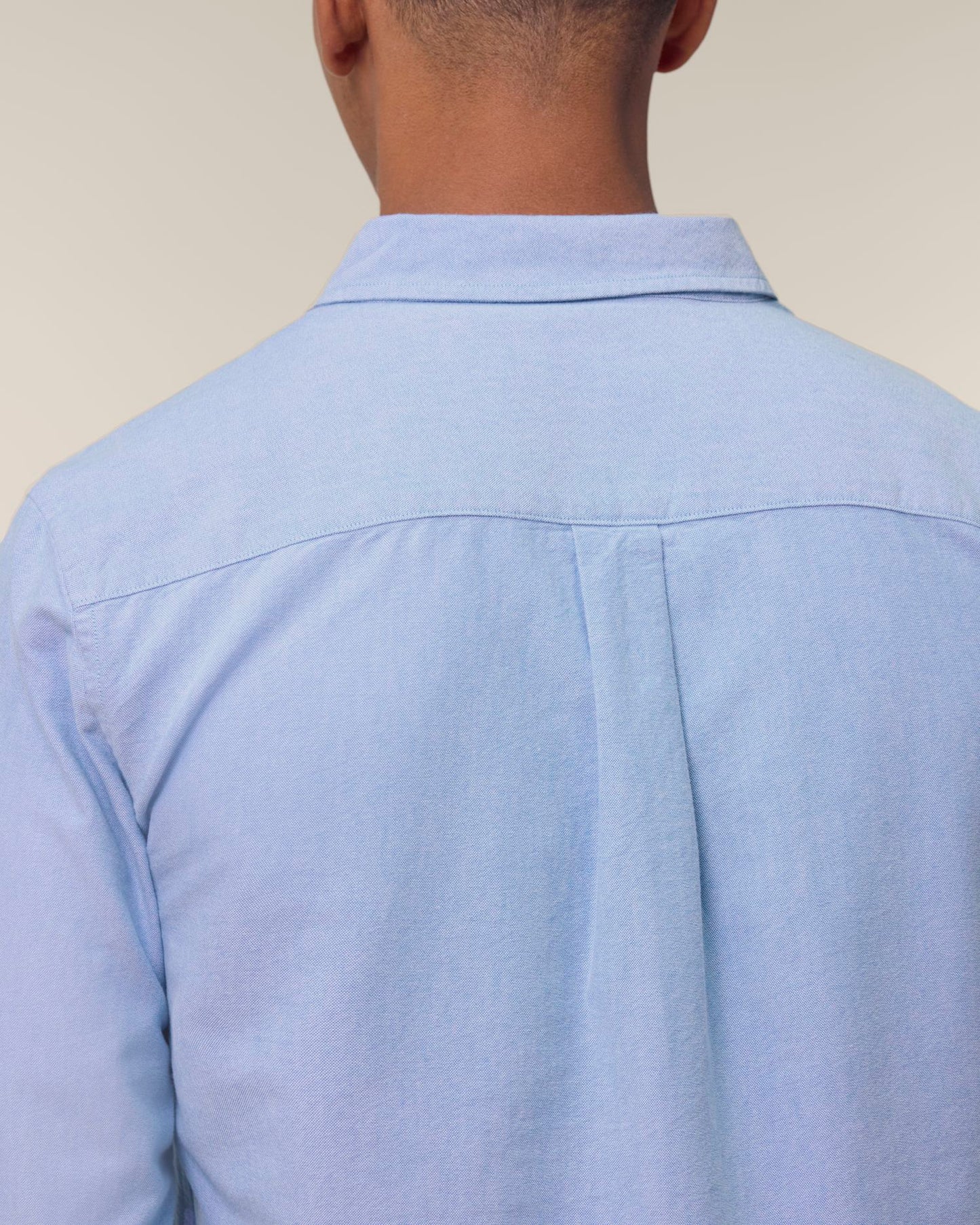 Stanley Oxford Shirt - Blue Oxford - Vorderseite Detail