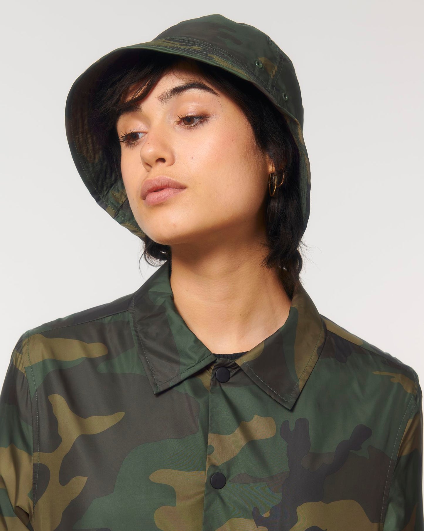 Coacher AOP - Camouflage - Vorderseite Detail