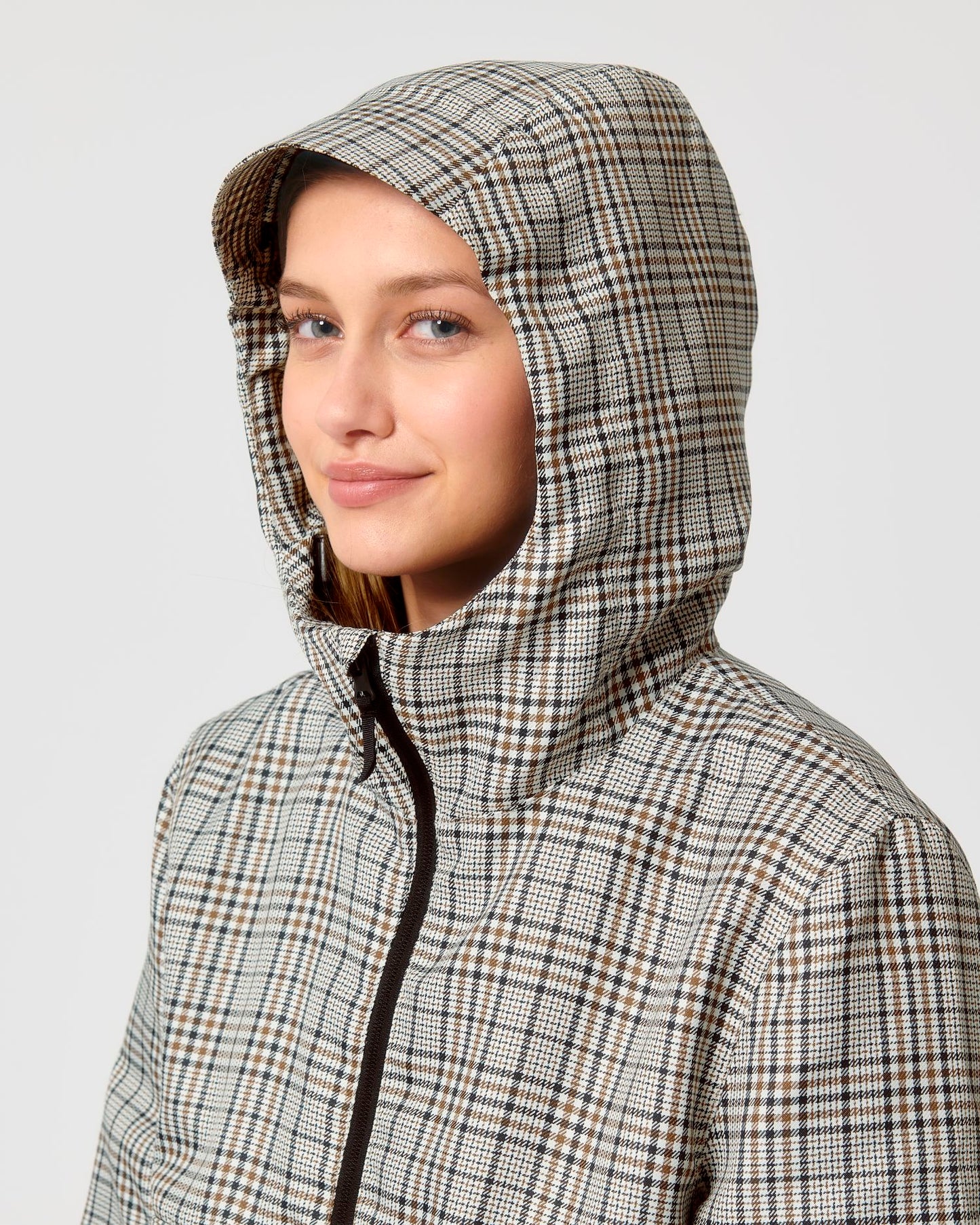 Speeder Tweed - Beige Tweed Check - Vorderseite Detail
