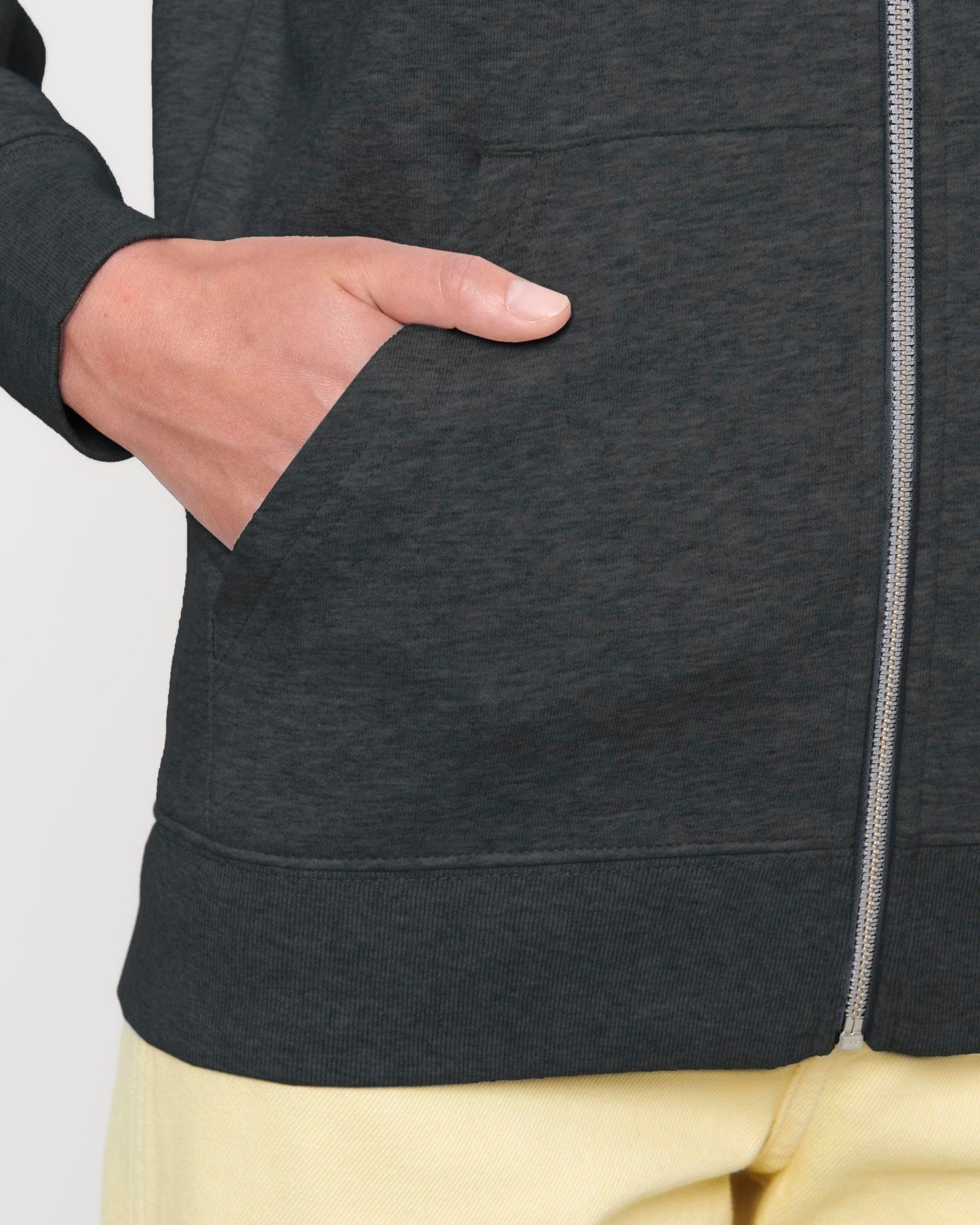 Cultivator - Dark Heather Grey - Vorderseite Detail
