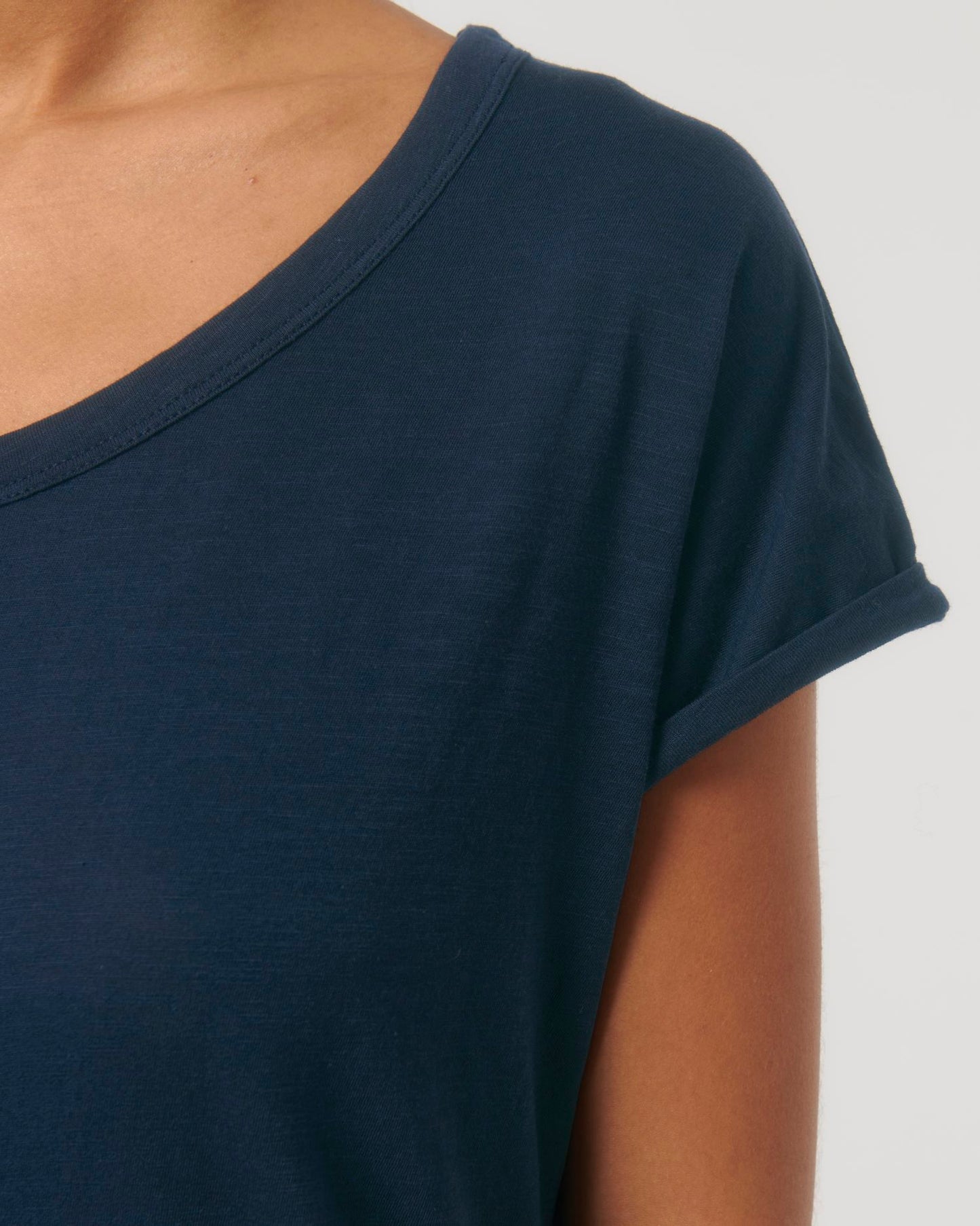 Stella Rounder Slub - French Navy - Vorderseite Detail