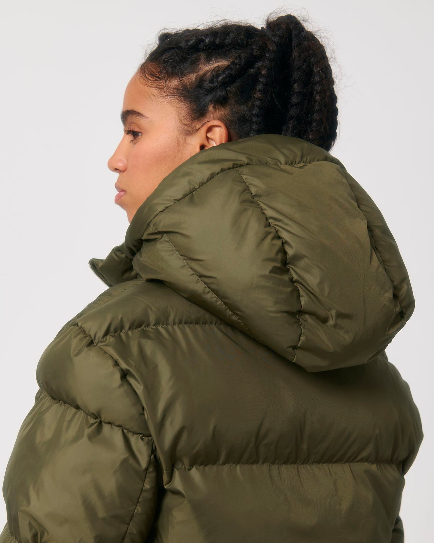 Puffer - British Khaki - Vorderseite Detail