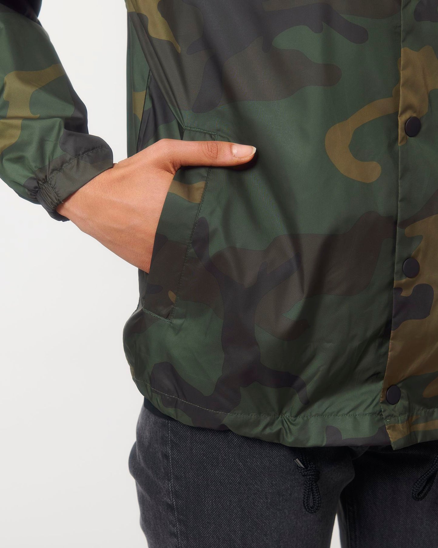 Coacher AOP - Camouflage - Vorderseite Detail