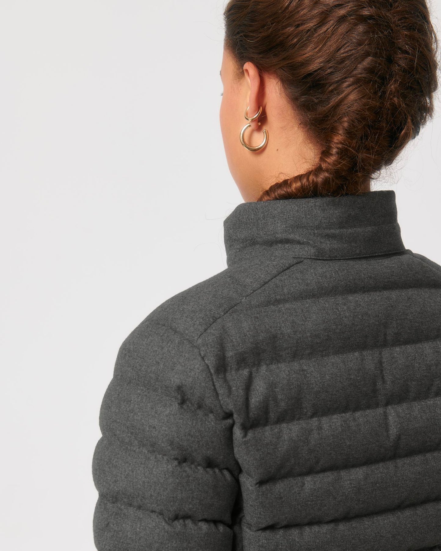 Stella Voyager Wool-Like - Deep Metal Heather Grey - Vorderseite Detail