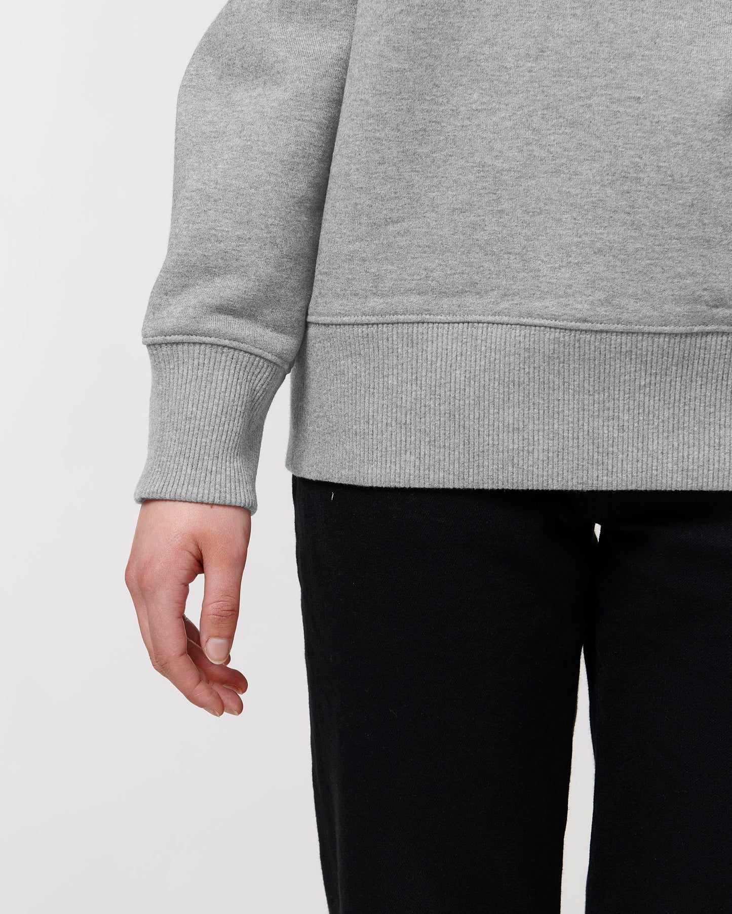 Radder Heavy - Heather Grey - Vorderseite Detail