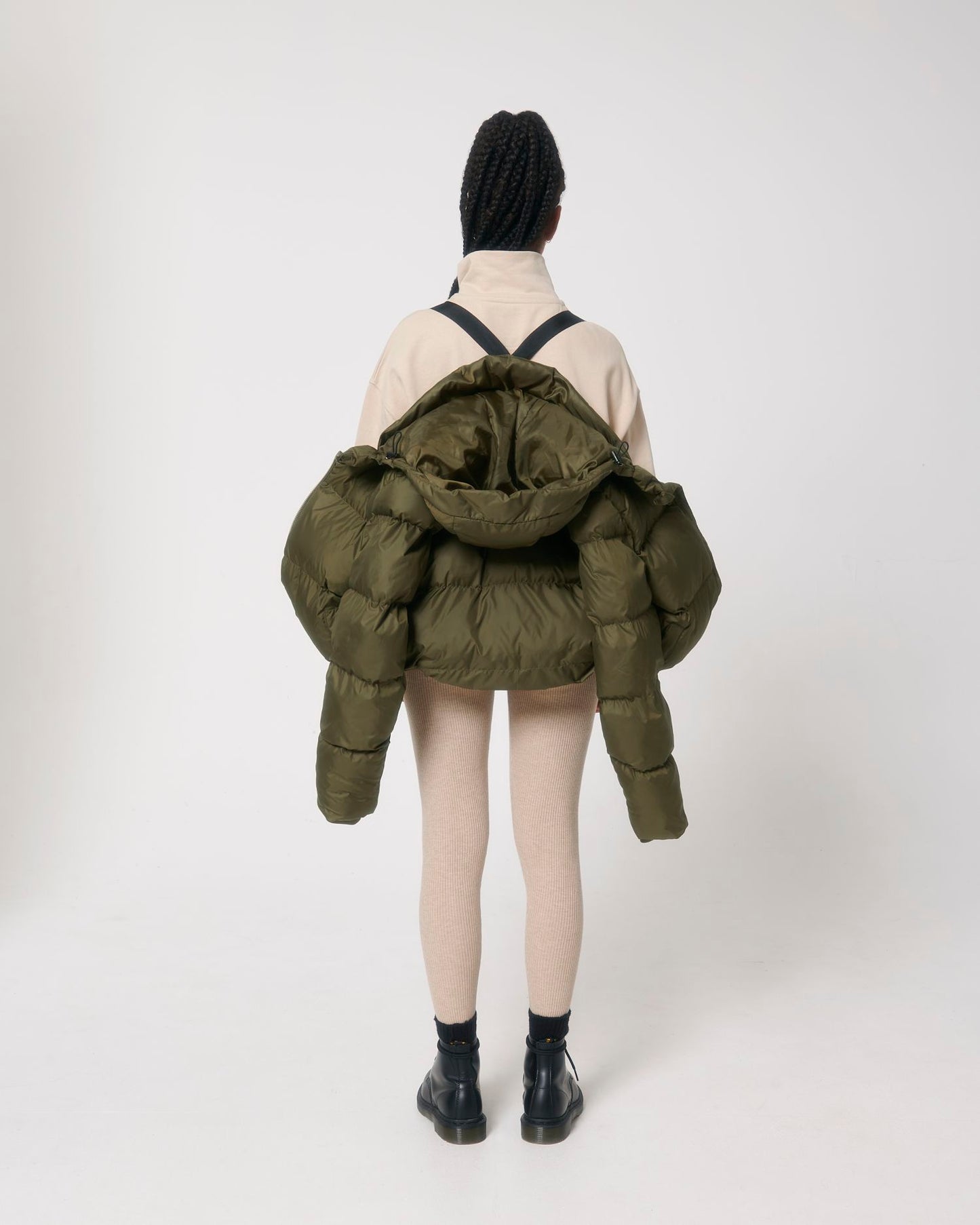 Puffer - British Khaki - Vorderseite Detail