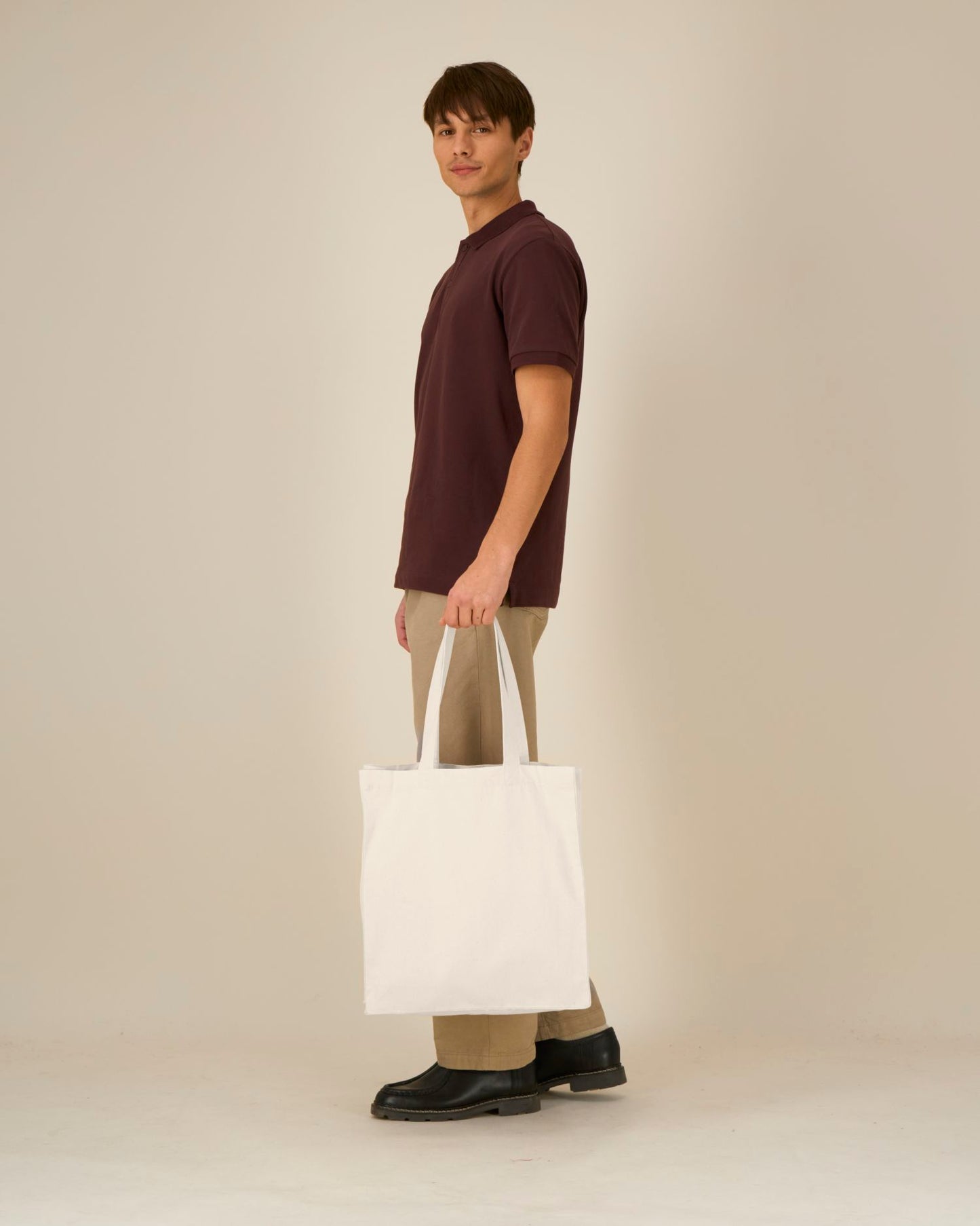 Mid Tote Bag - Natural Raw - Vorderseite