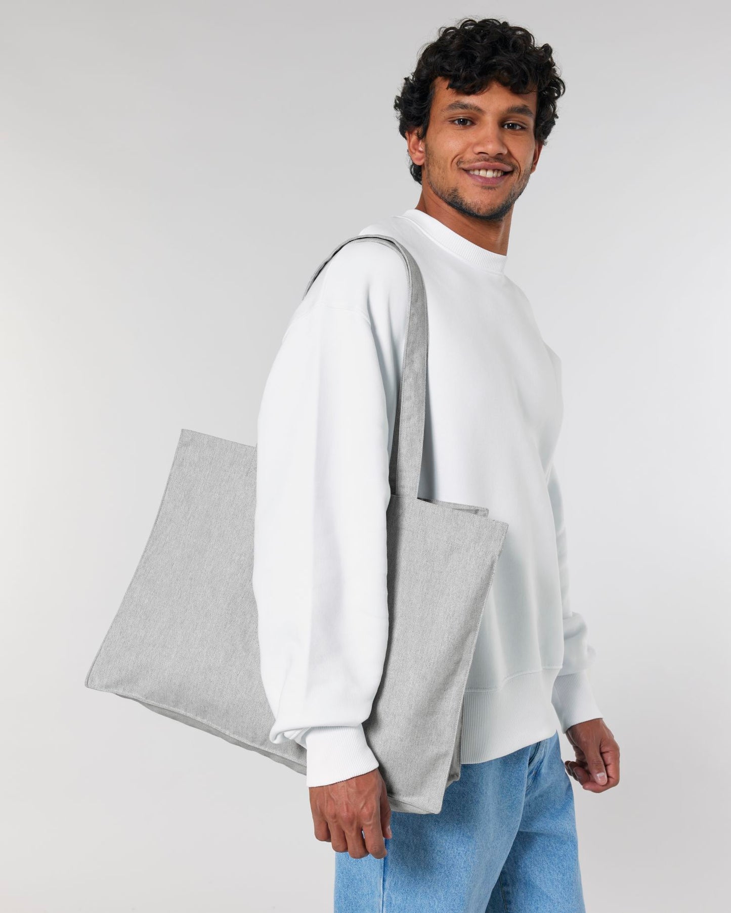 Shopping Bag - Heather Grey - Vorderseite