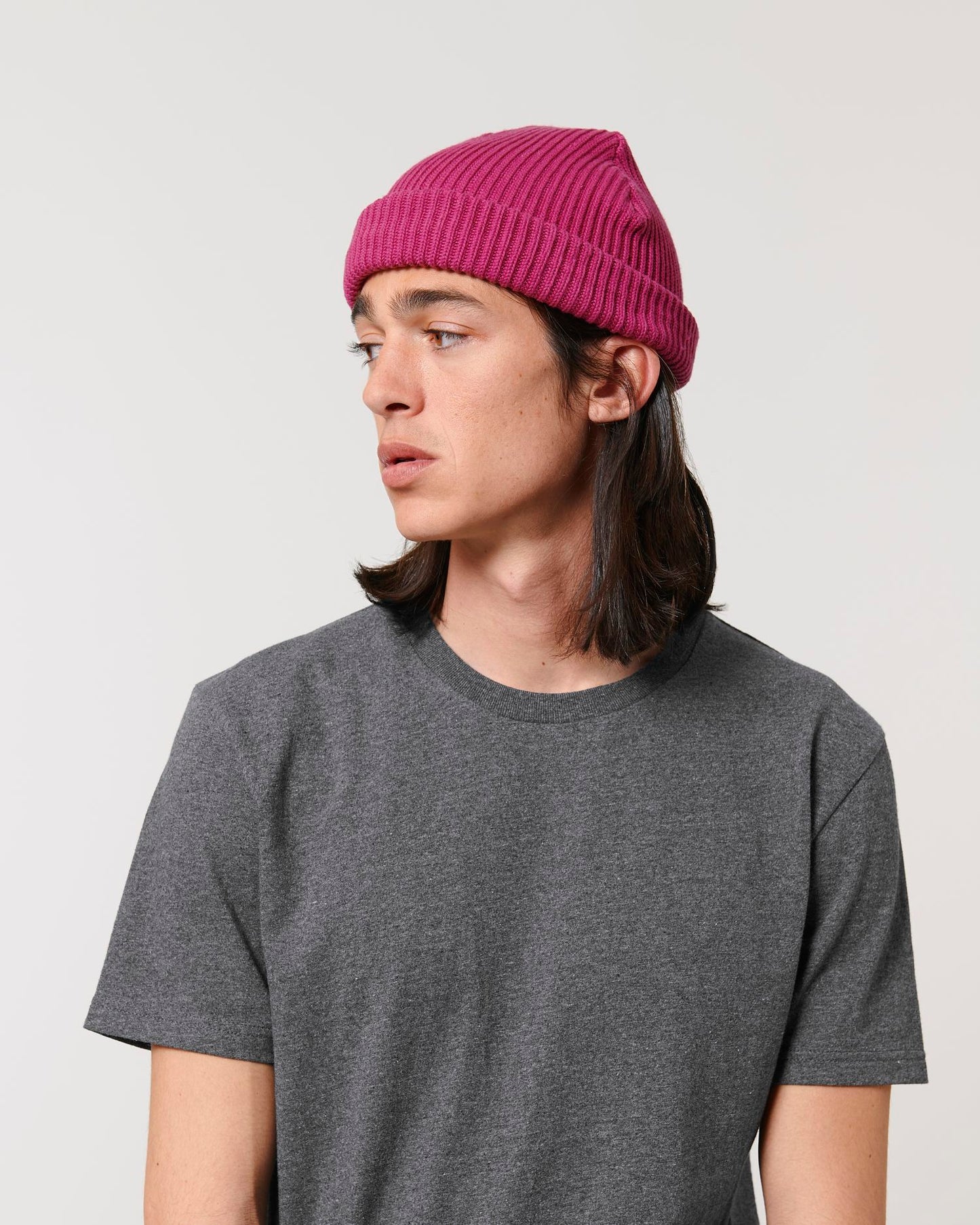 Fisherman Beanie - Orchid Flower - Vorderseite