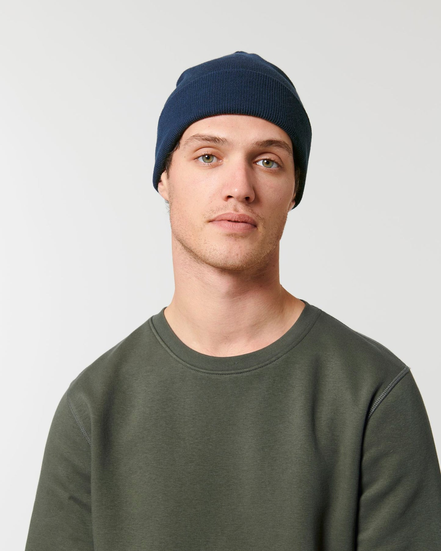 Rib Beanie - French Navy - Vorderseite