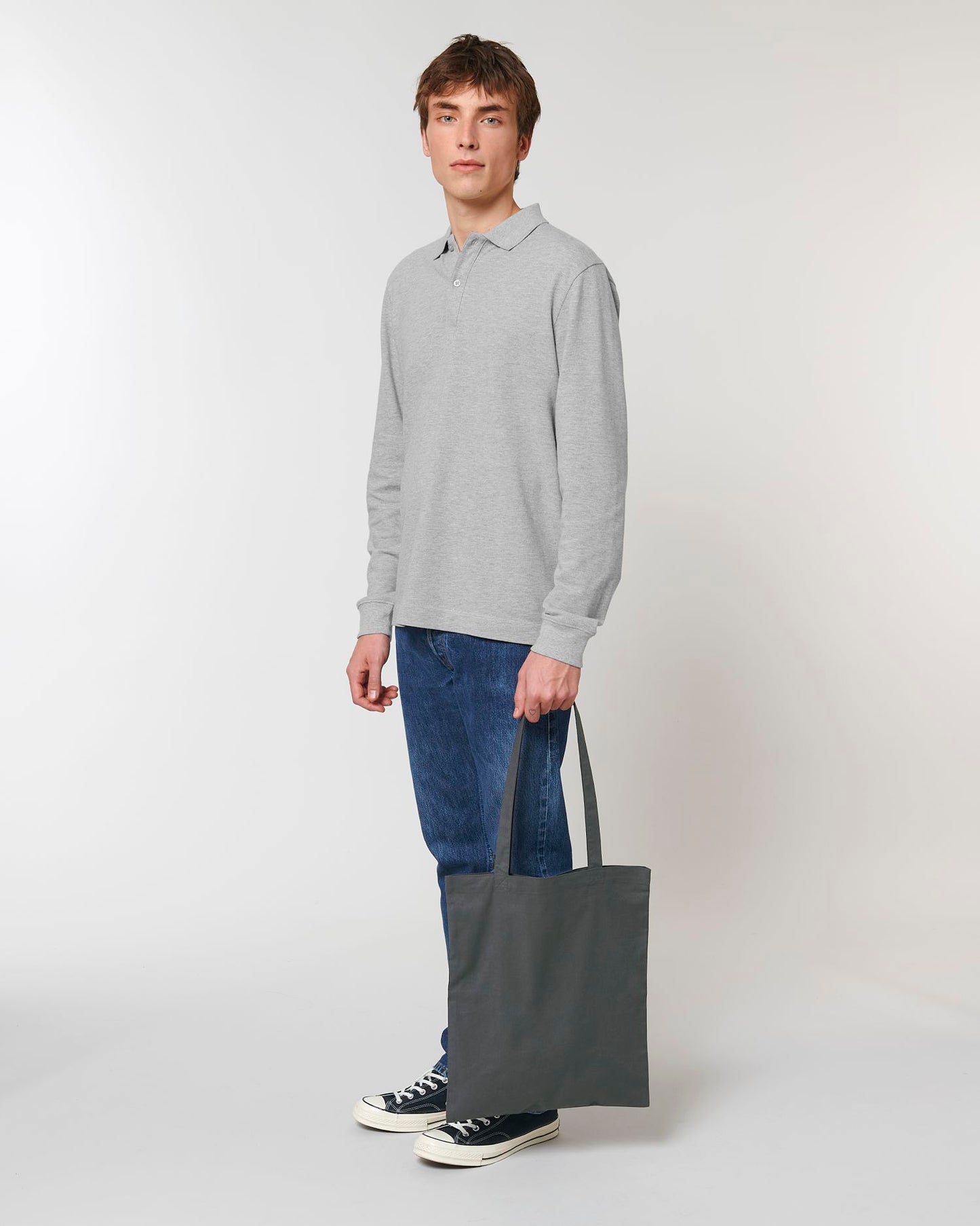Light Tote Bag - Anthracite - Vorderseite