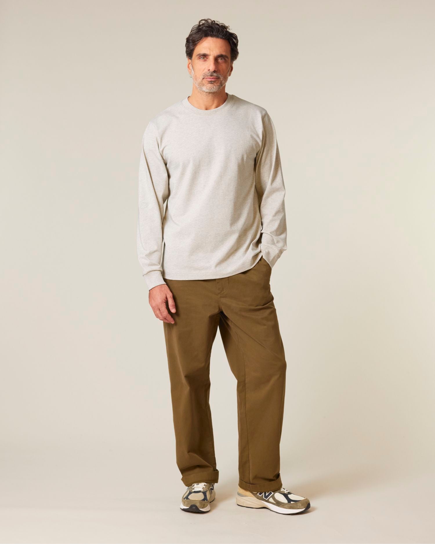 Freestyler Long Sleeve - Heather Haze - Vorderseite