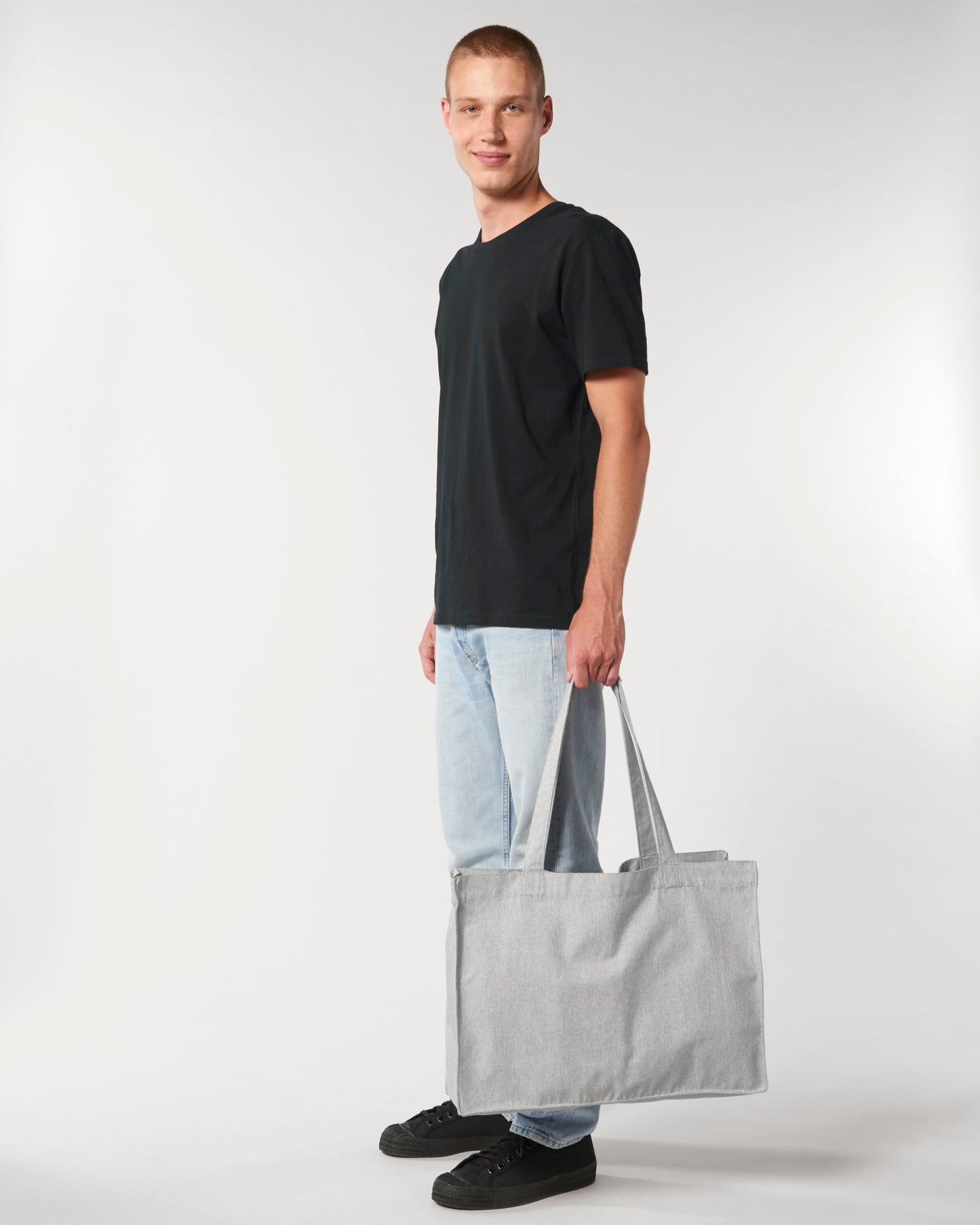 Shopping Bag - Heather Grey - Vorderseite