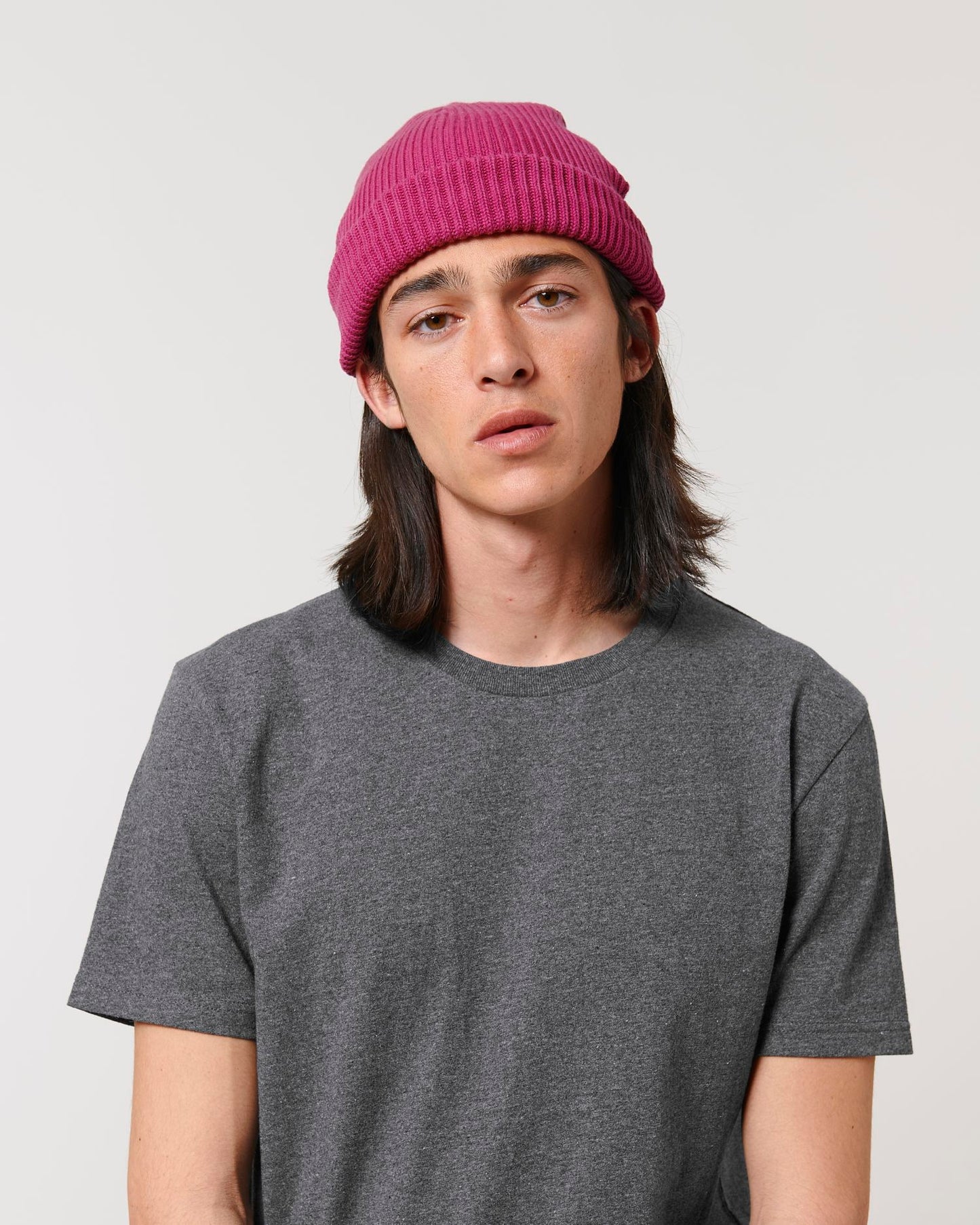 Fisherman Beanie - Orchid Flower - Vorderseite