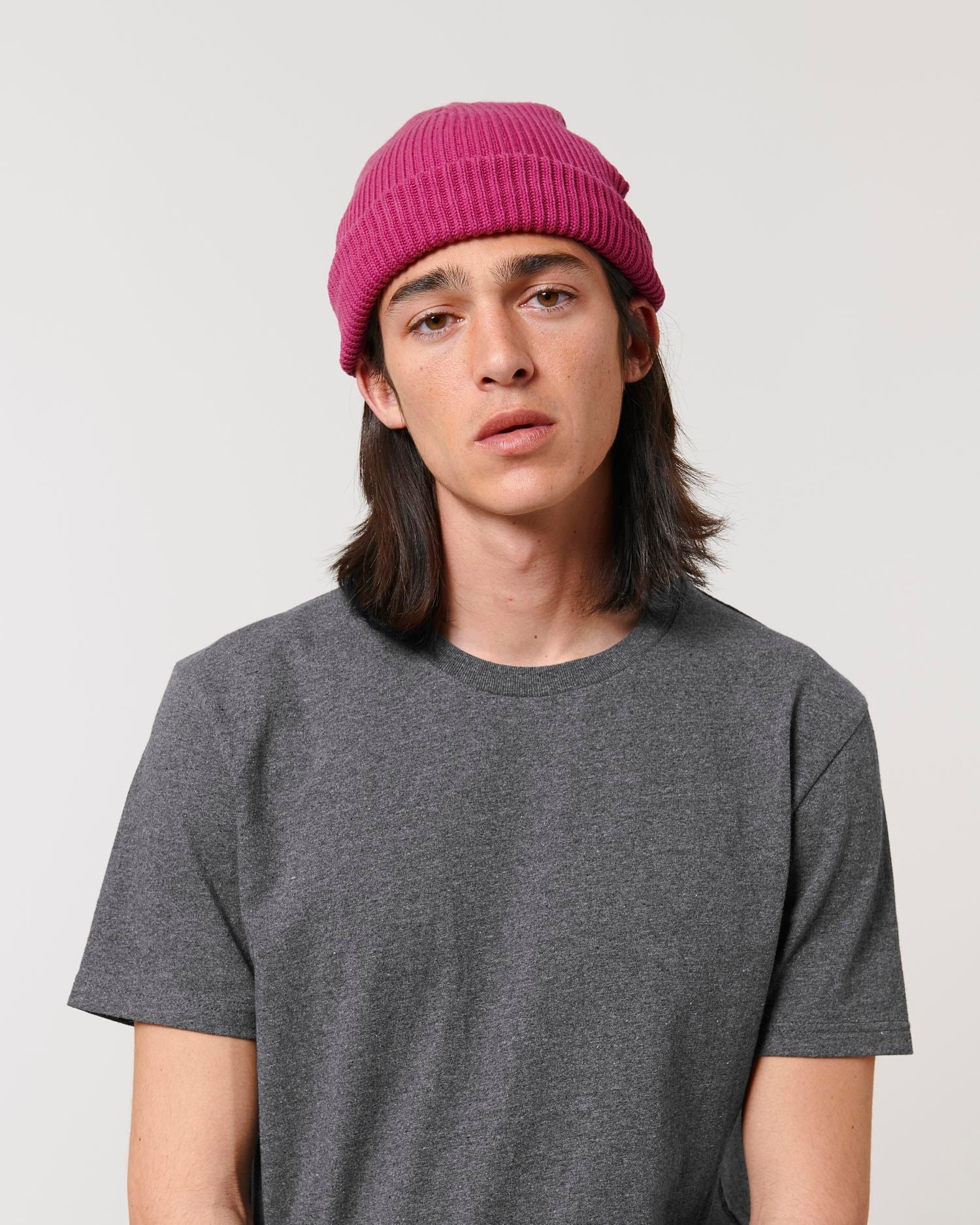 Fisherman Beanie - Orchid Flower - Vorderseite